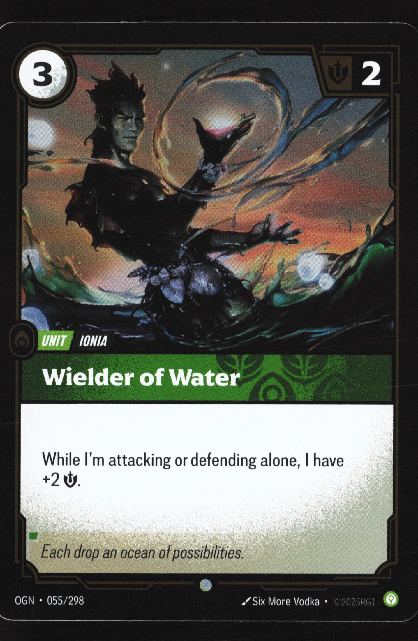 Wielder Of Water (OGN 055) — Voorkant