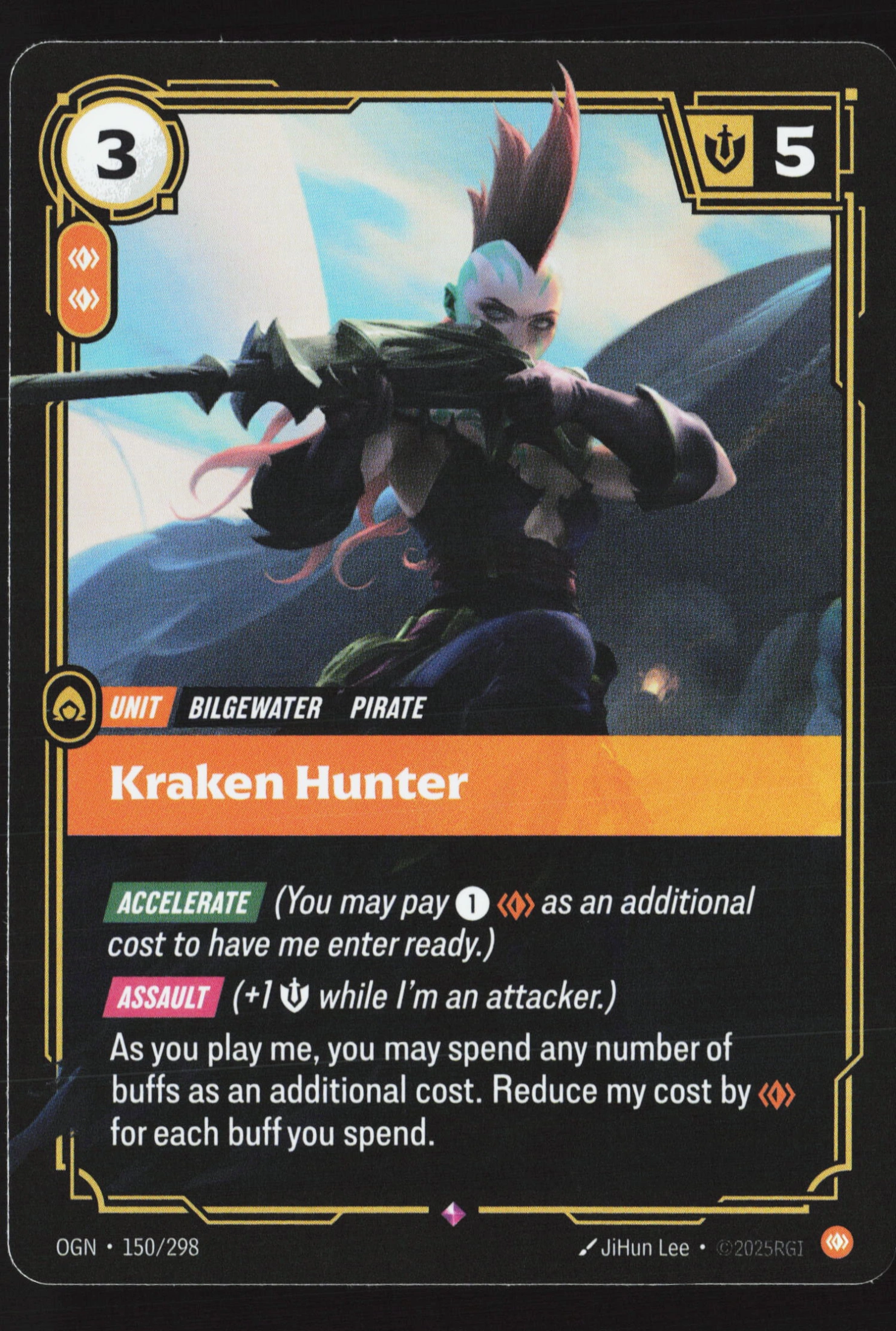 Kraken Hunter (OGN 150) — Voorkant