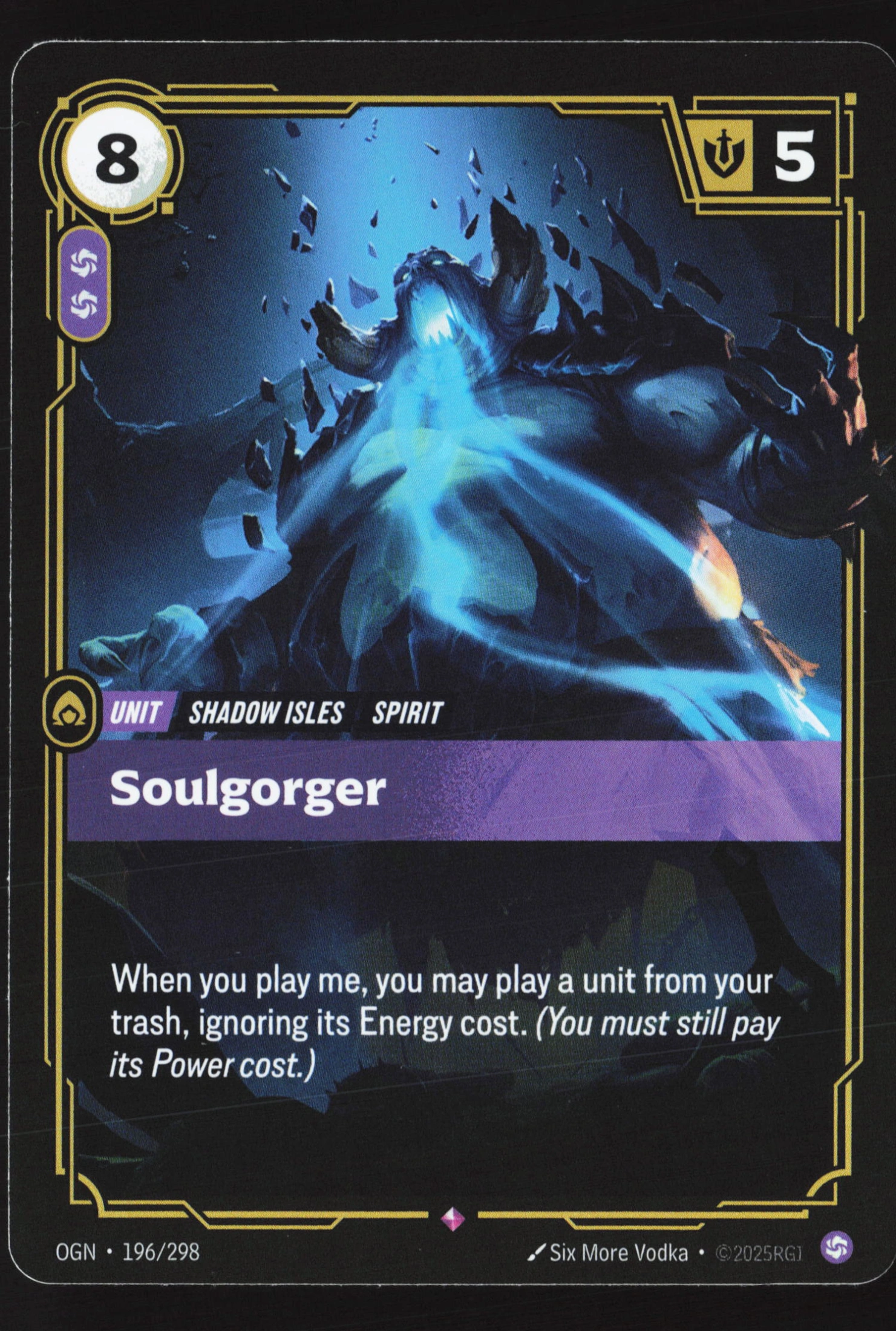 Soulgorger (OGN 196) — Voorkant