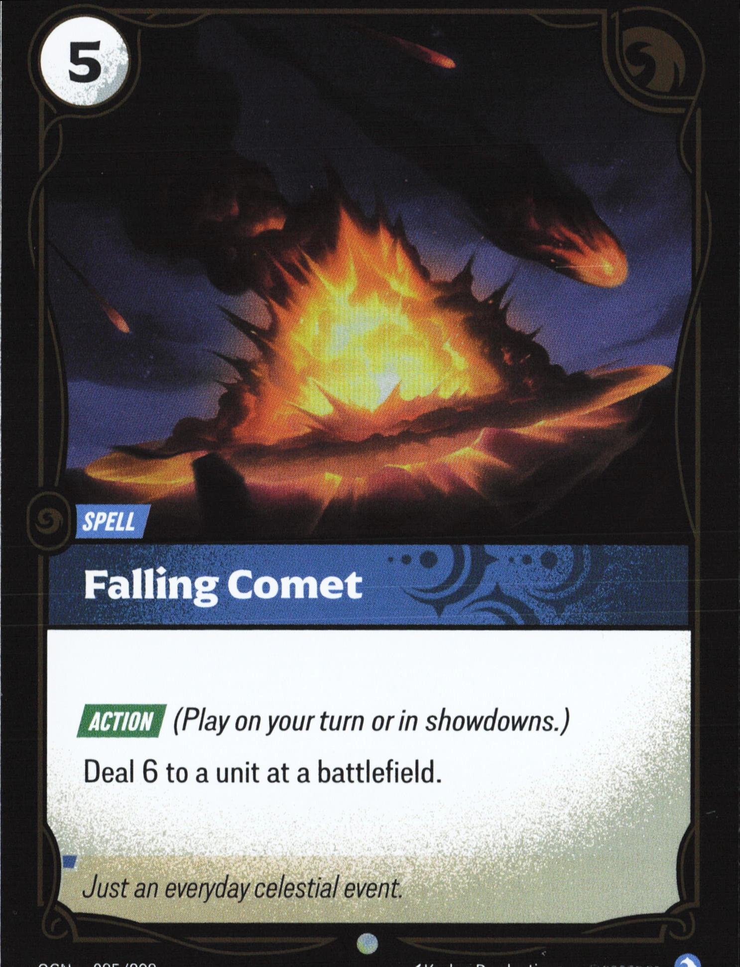 Falling Comet (OGN 085) — Voorkant