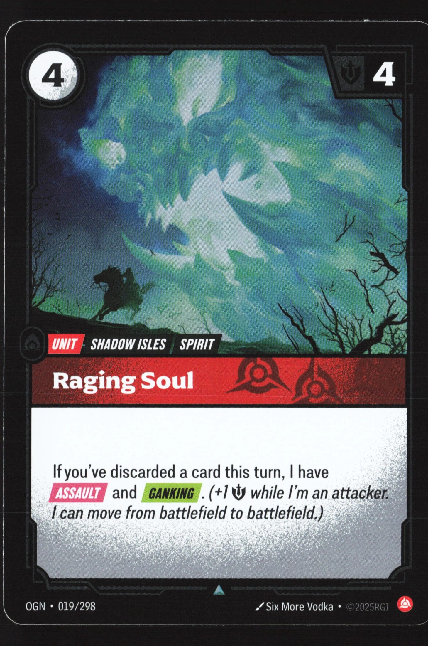 Raging Soul (OGN 019) — Voorkant