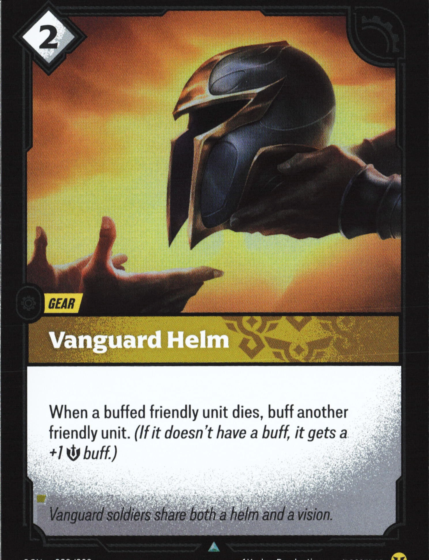 Vanguard Helm (OGN 228) — Voorkant