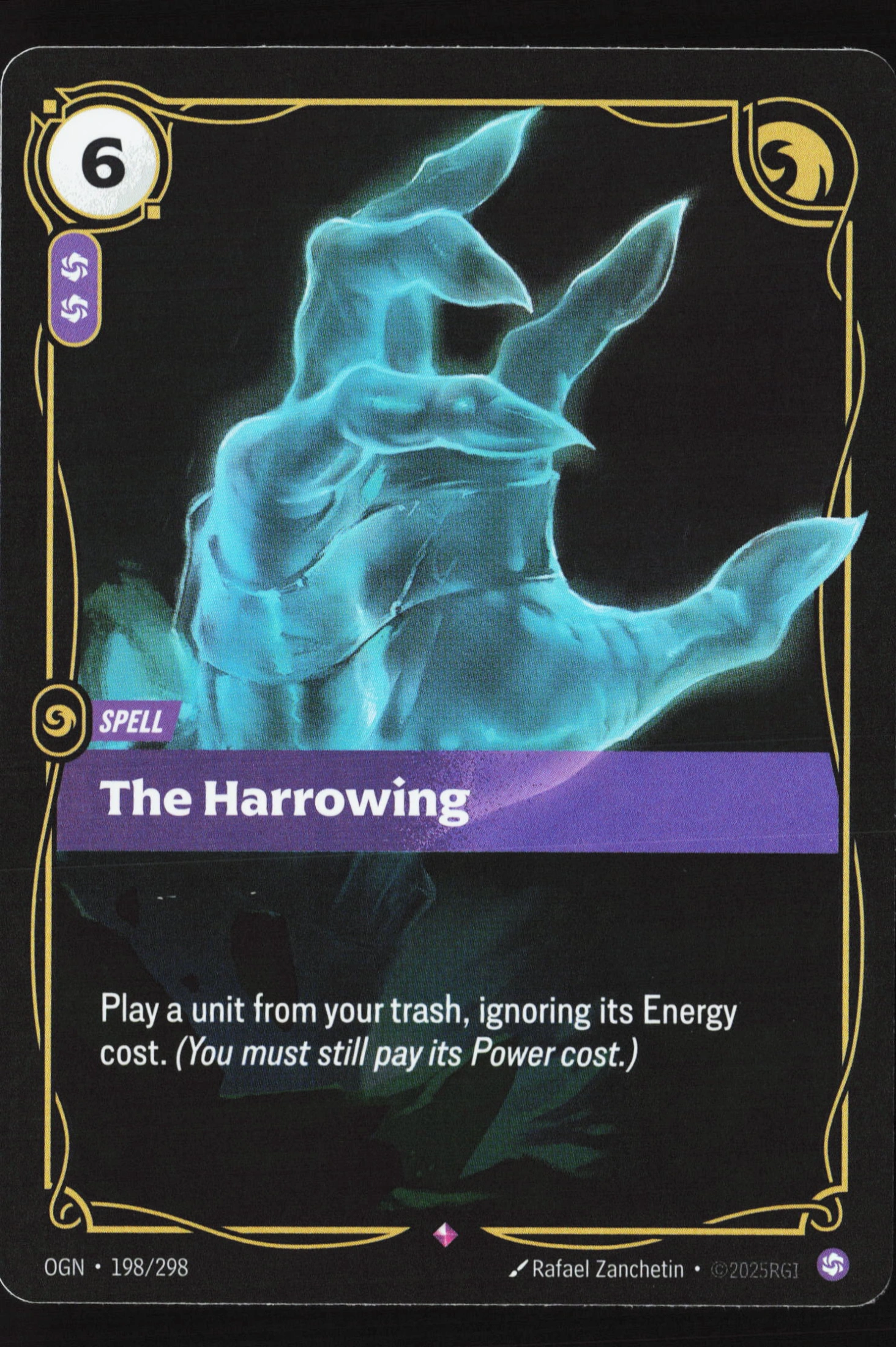 The Harrowing (OGN 198) — Voorkant