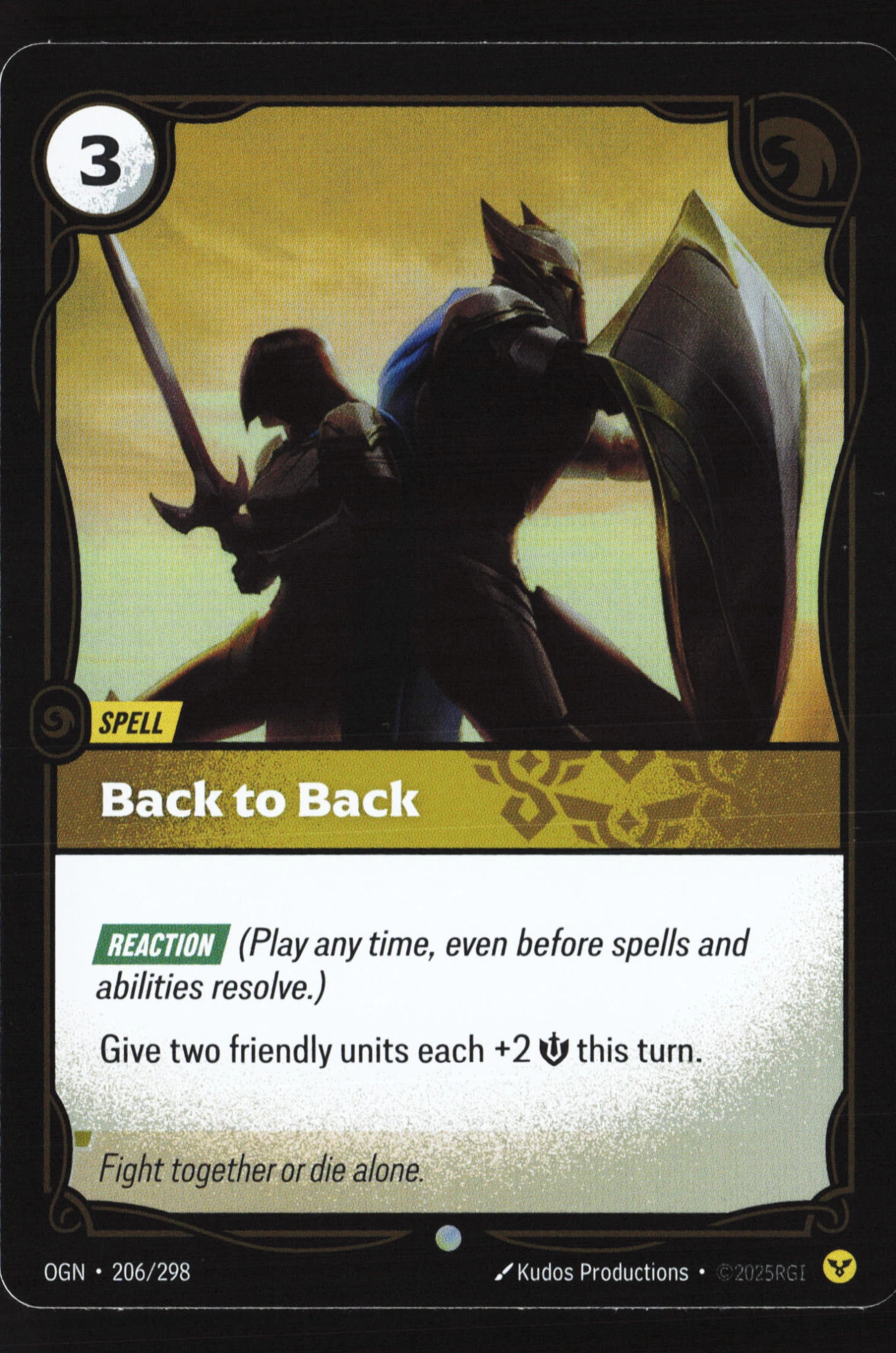 Back To Back (OGN 206) — Voorkant
