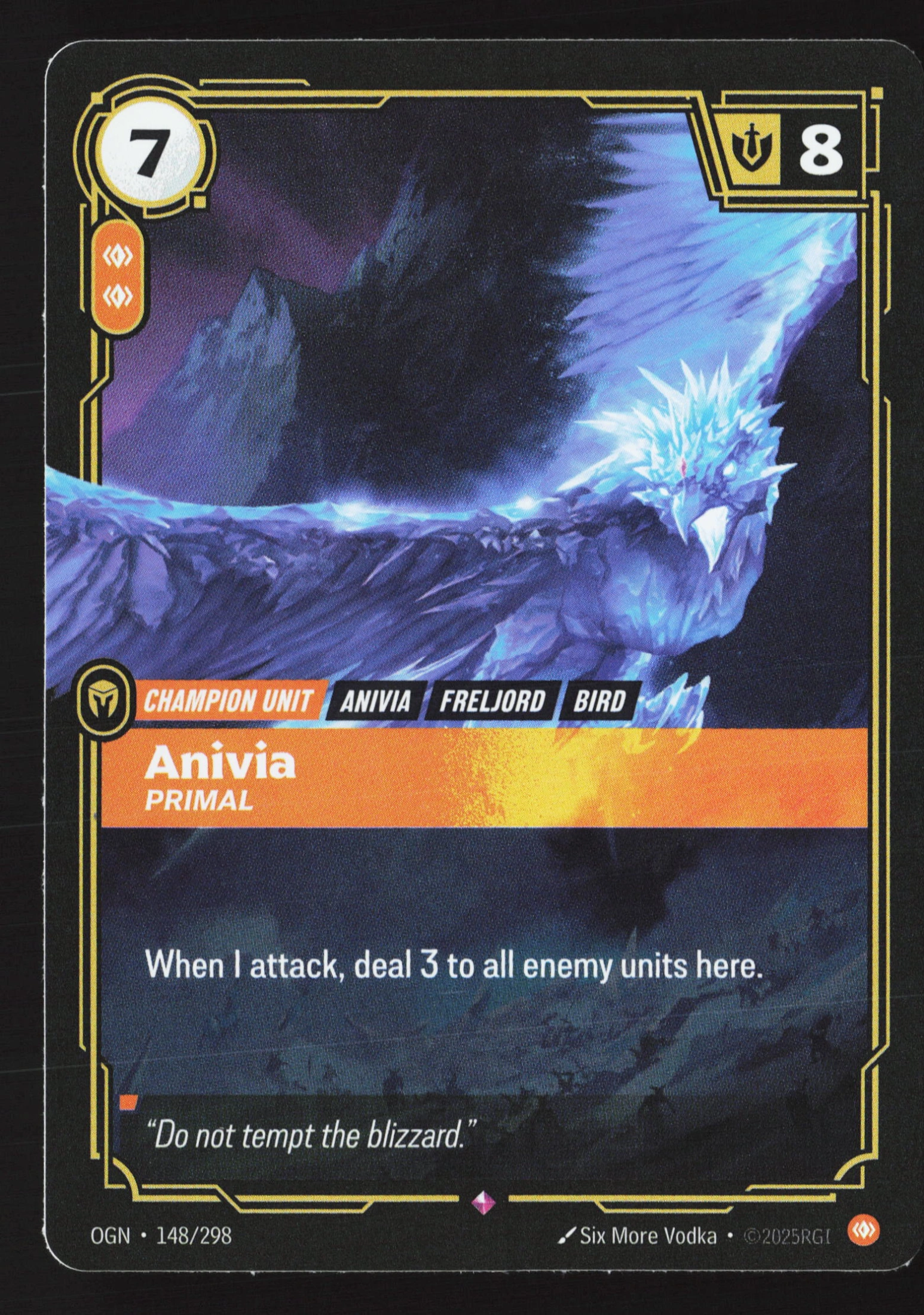 Anivia, Primal (OGN 148) — Voorkant