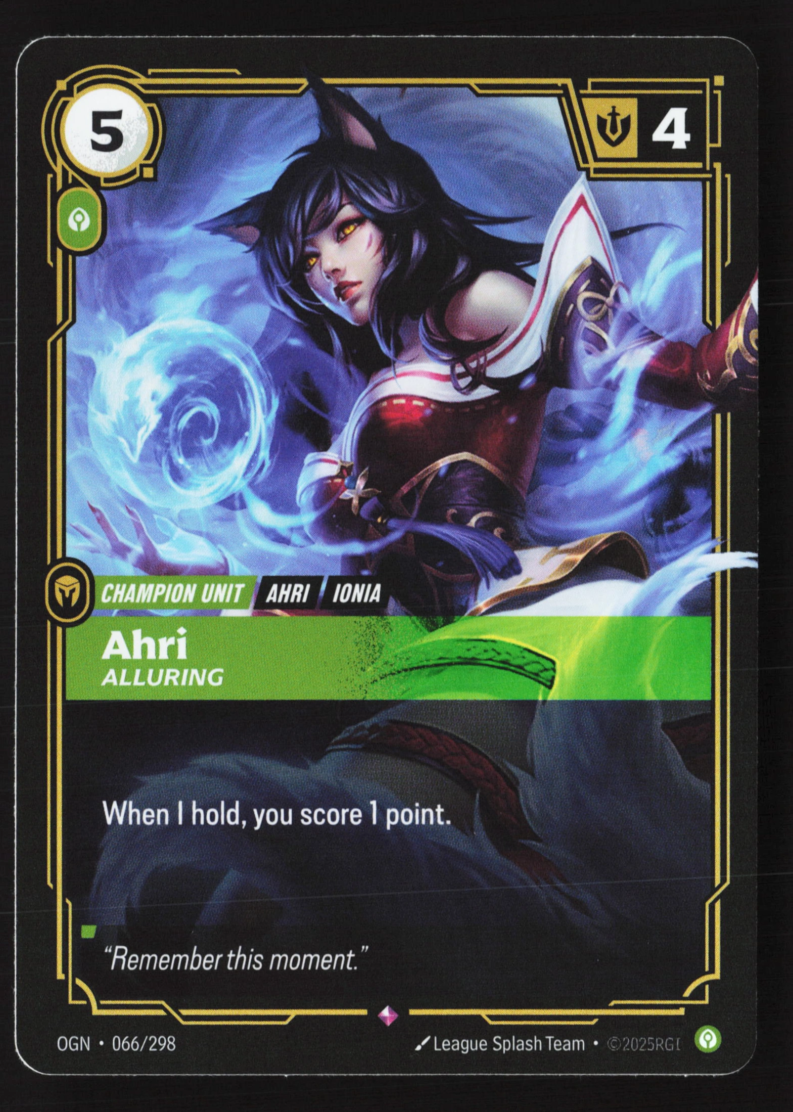Ahri, Alluring (OGN 066) — Voorkant