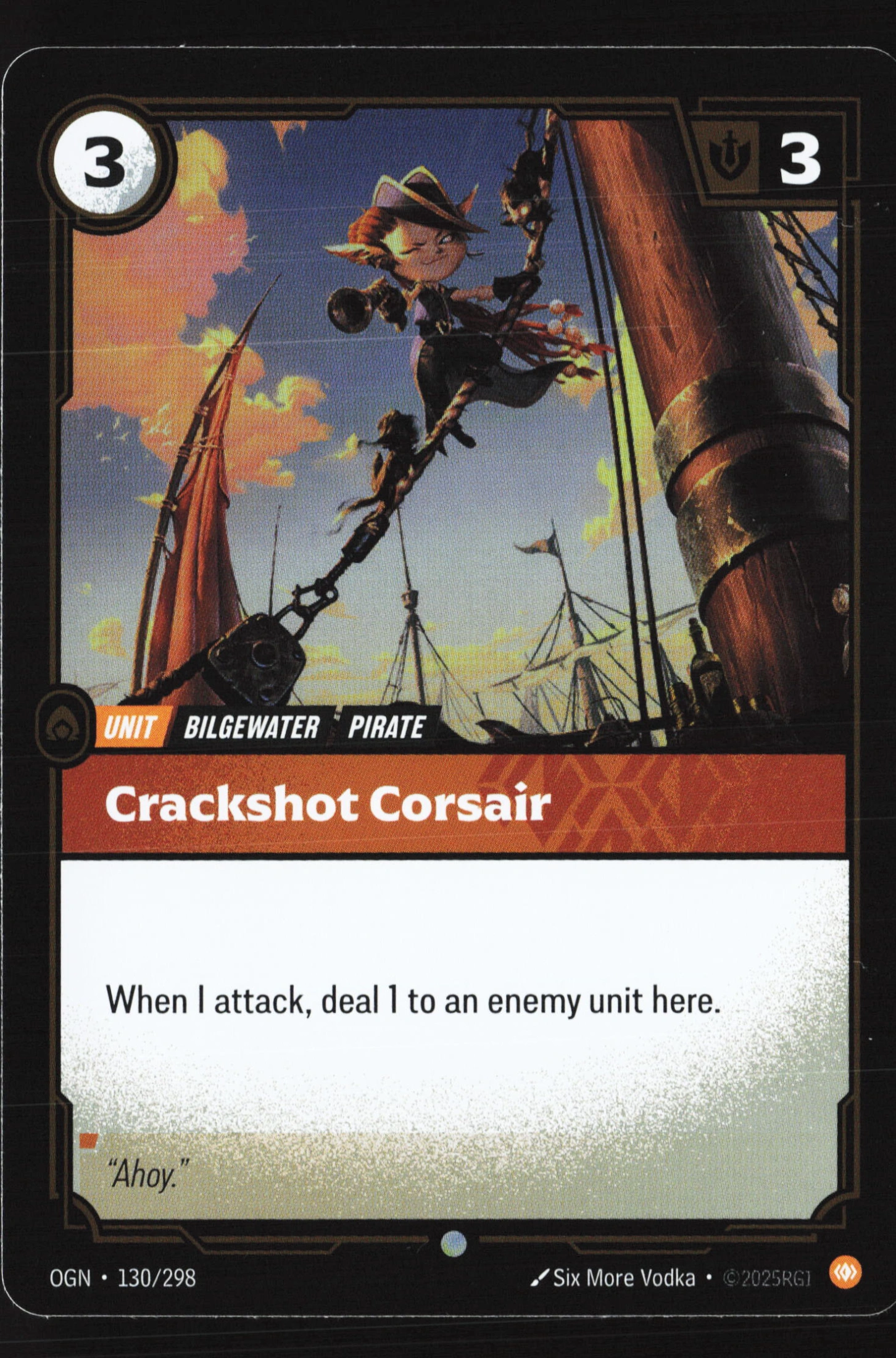 Crackshot Corsair (OGN 130) — Voorkant