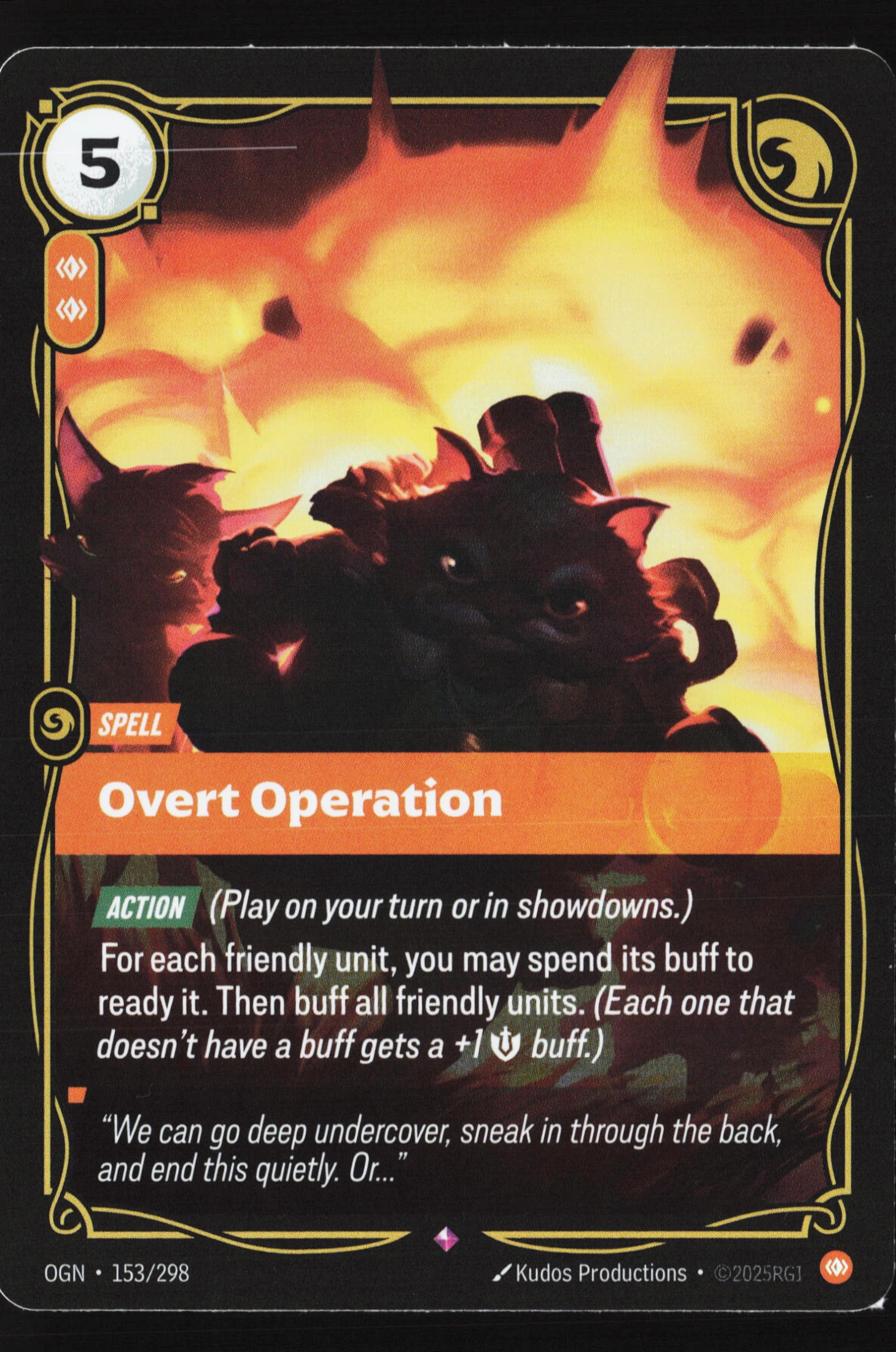 Overt Operation (OGN 153) — Voorkant