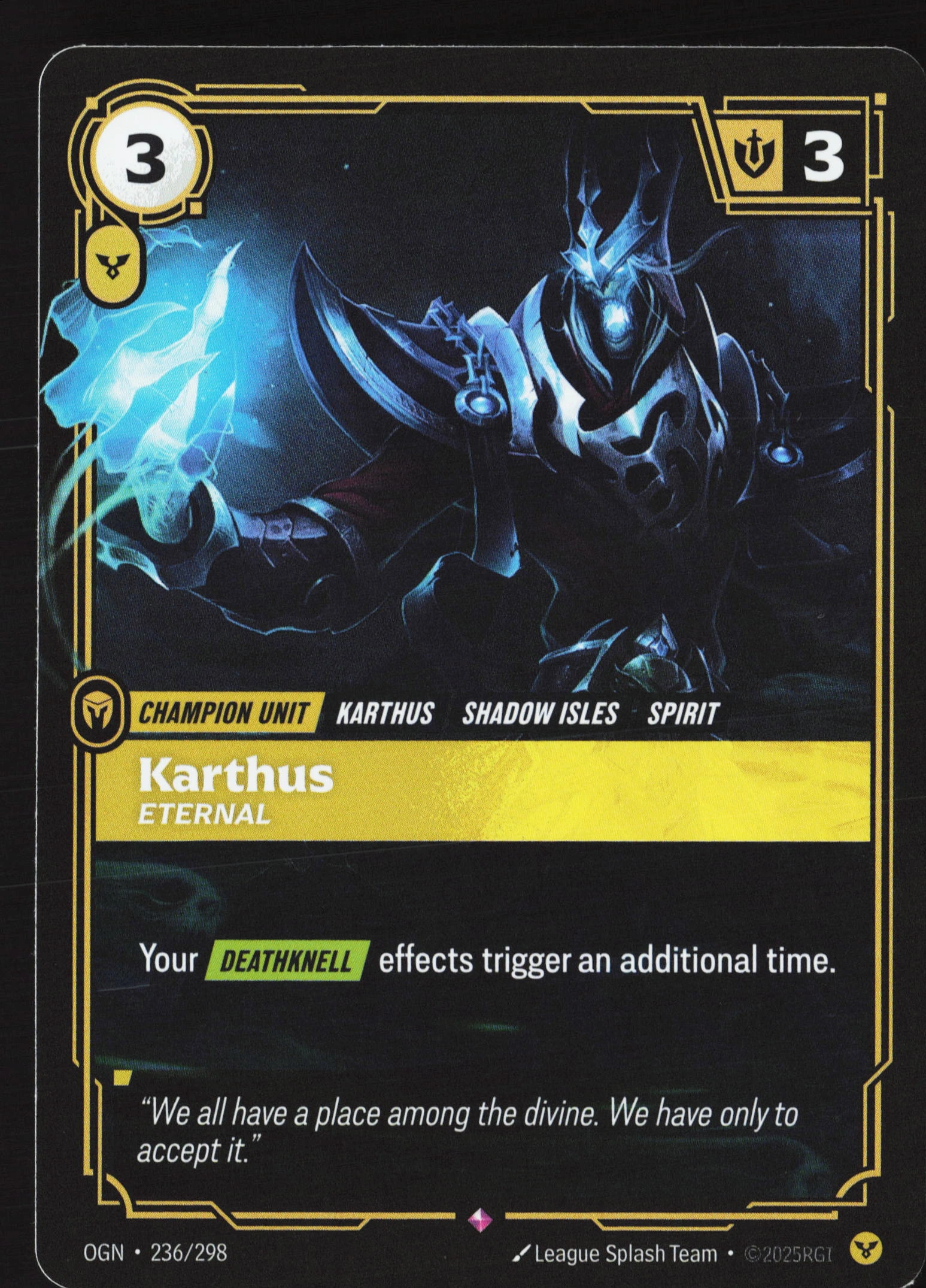 Karthus, Eternal (OGN 236) — Voorkant