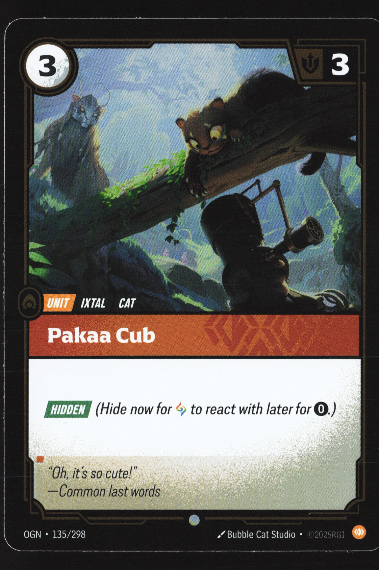 Pakaa Cub (OGN 135) — Voorkant