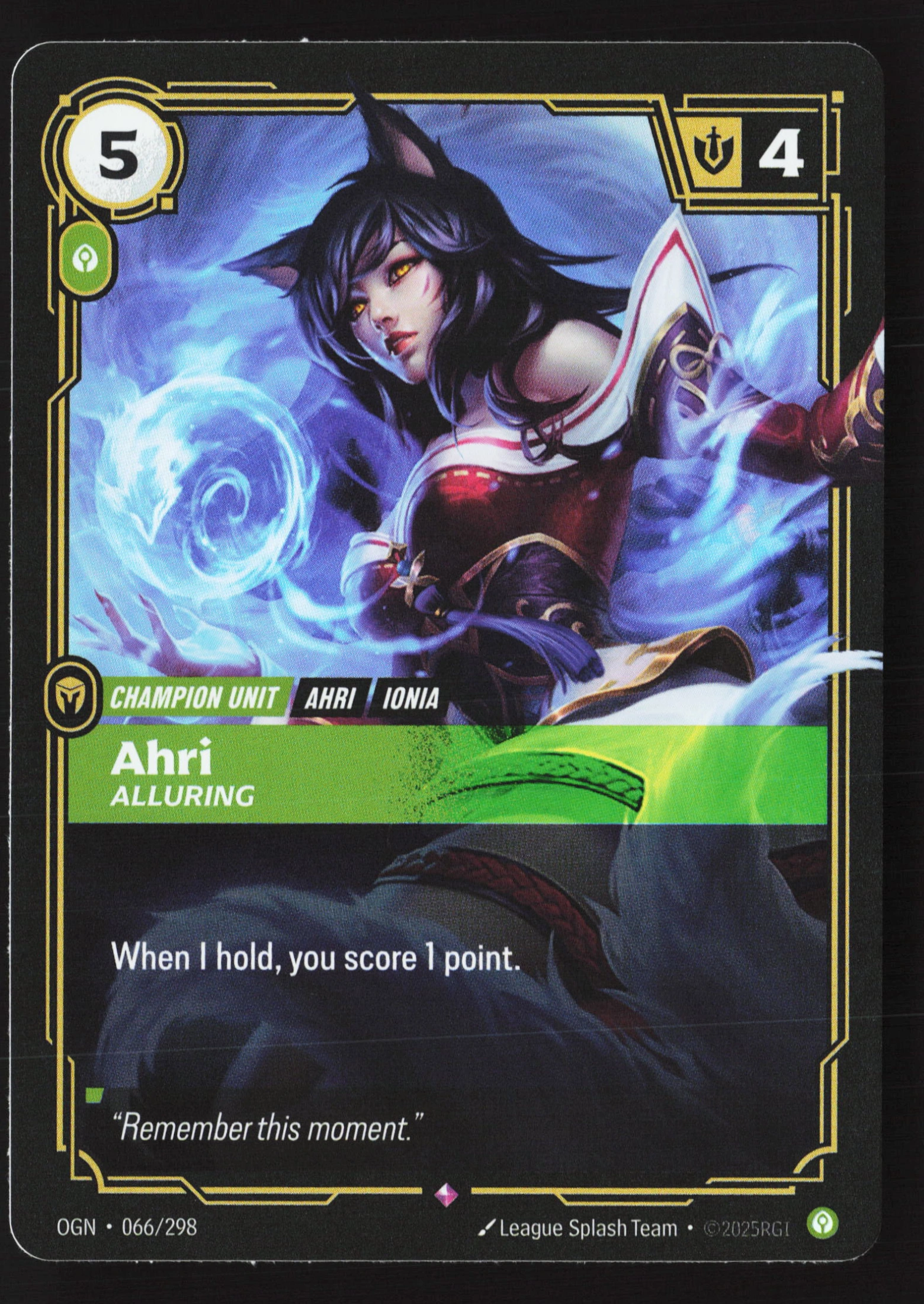 Ahri, Alluring (OGN 066) — Voorkant