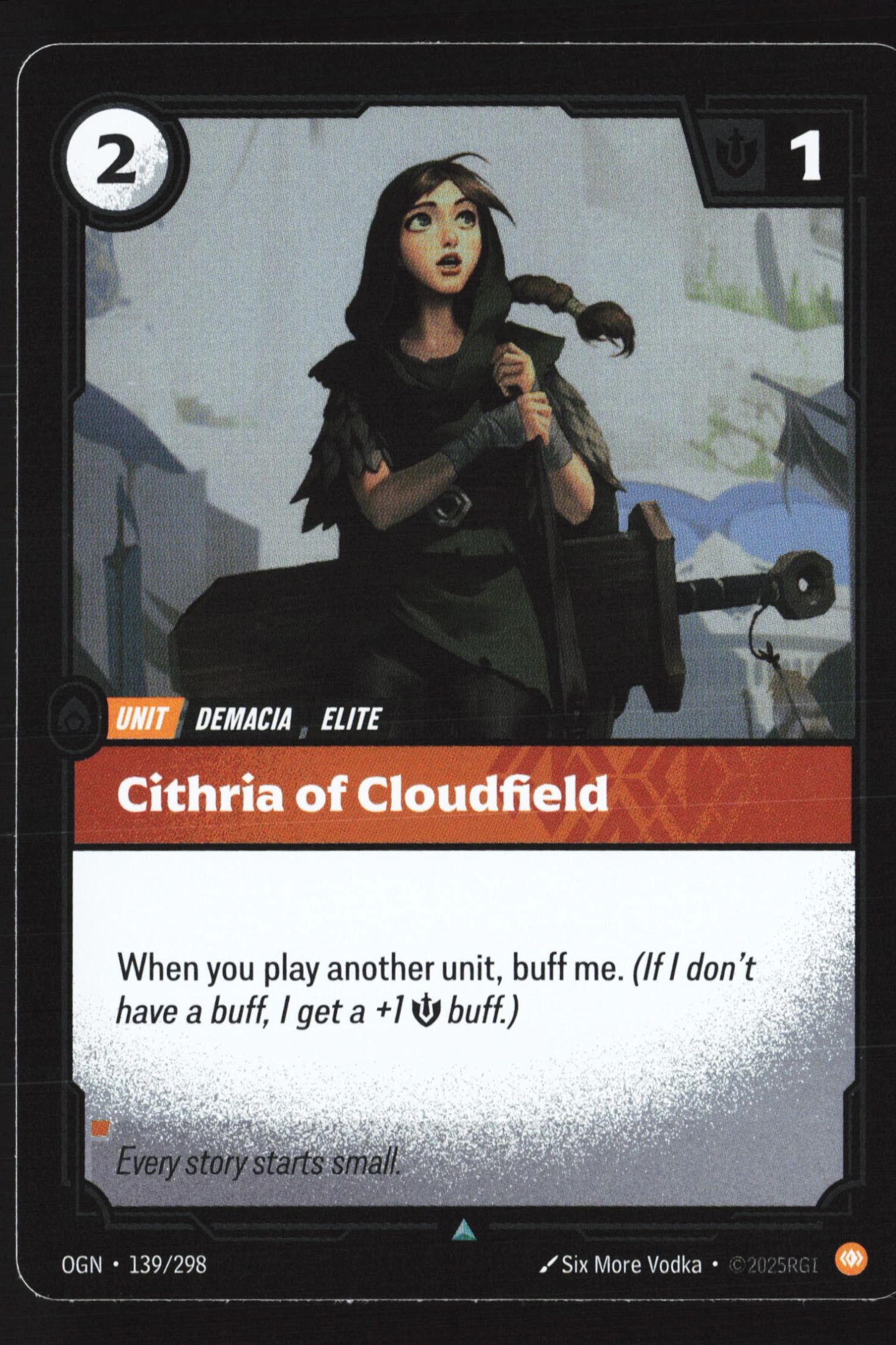 Cithria Of Cloudfield (OGN 139) — Voorkant