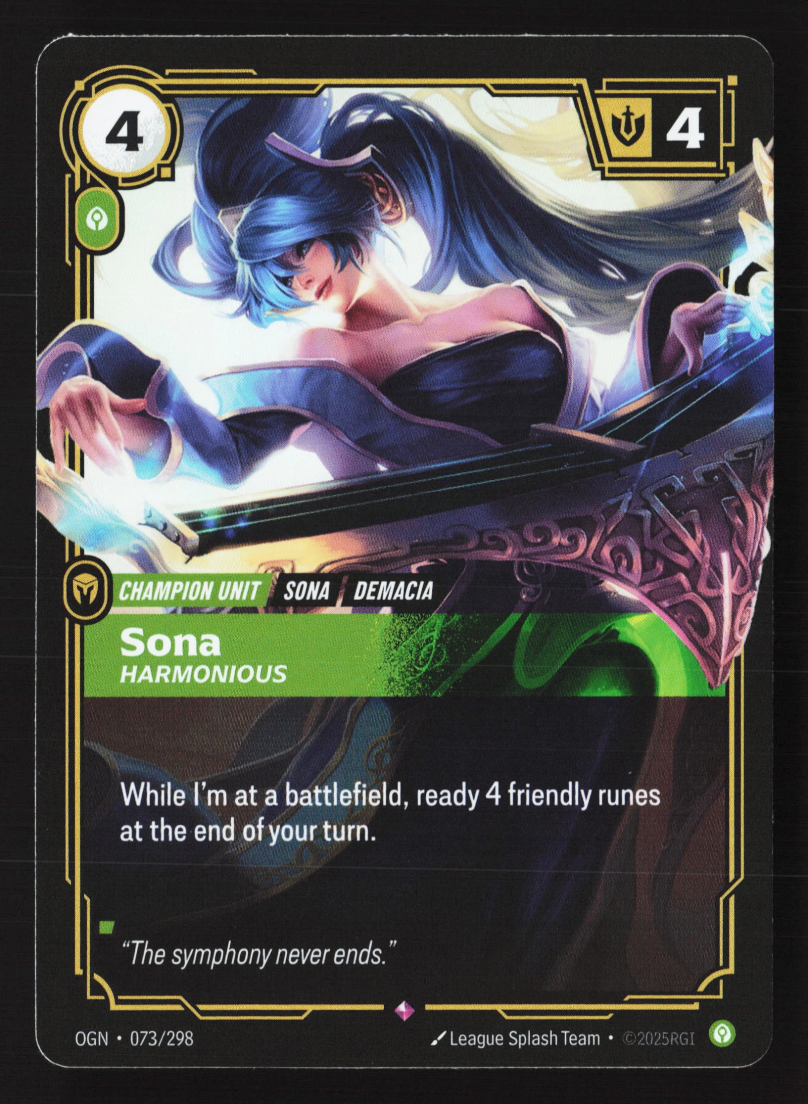 Sona, Harmonious (OGN 073) — Voorkant