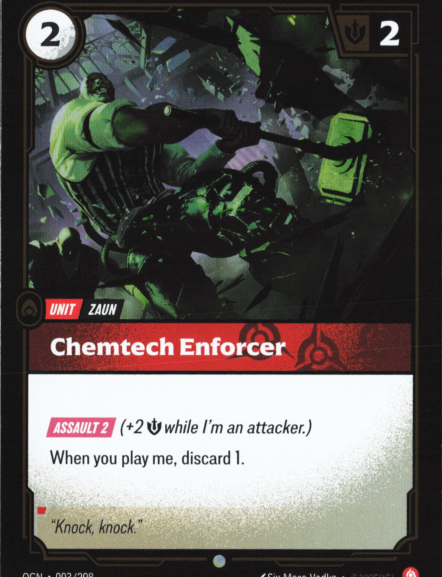 Chemtech Enforcer (OGN 003) — Voorkant