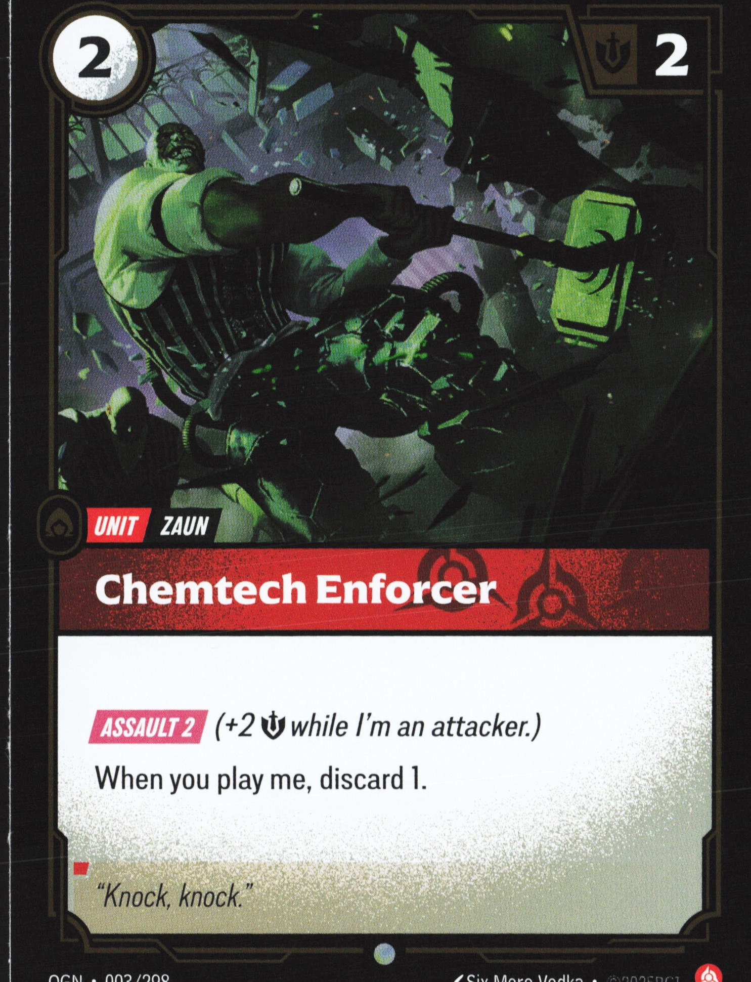 Chemtech Enforcer (OGN 003) — Voorkant