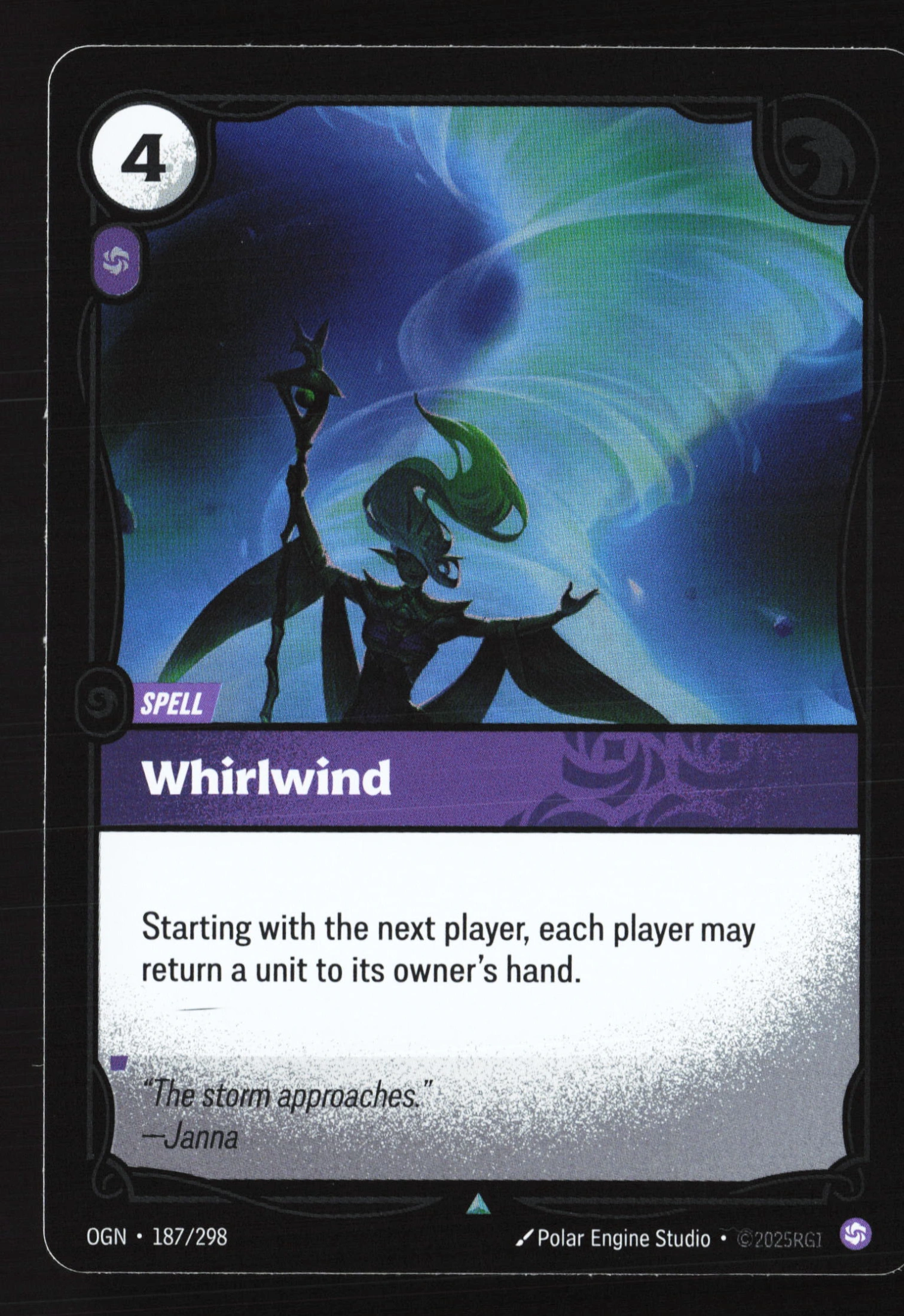 Whirlwind (OGN 187) — Voorkant