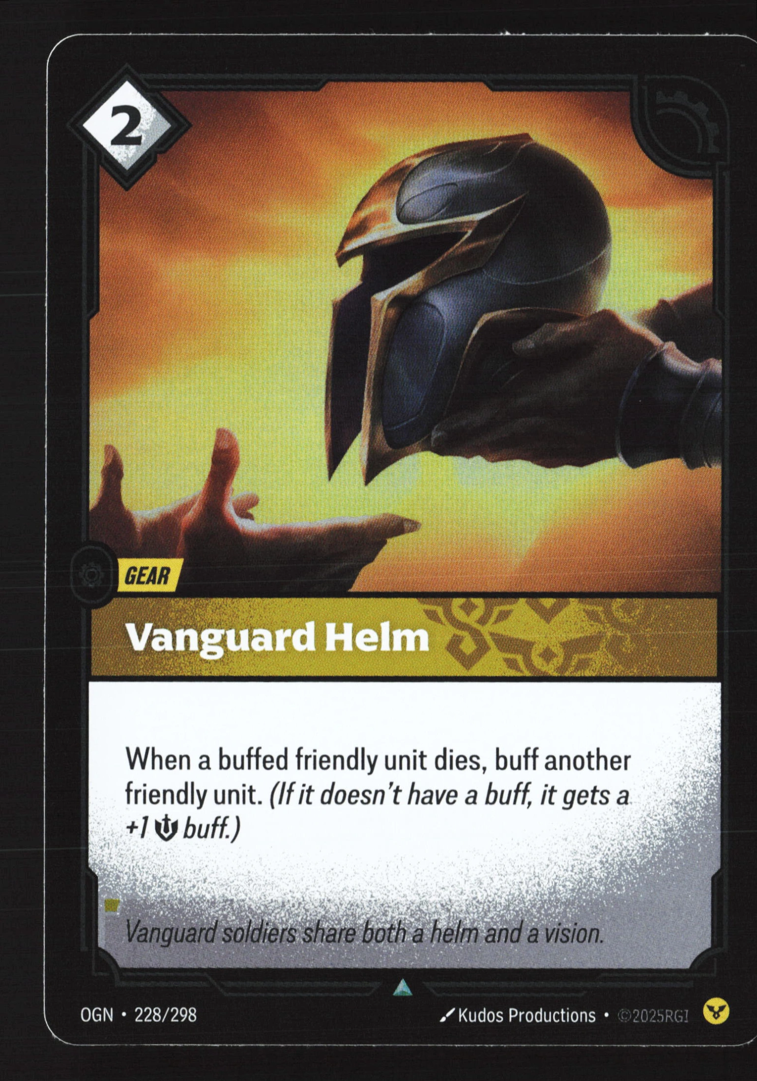 Vanguard Helm (OGN 228) — Voorkant