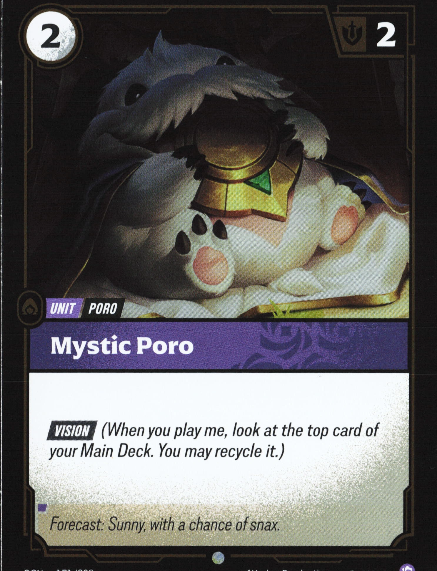 Mystic Poro (OGN 171) — Voorkant