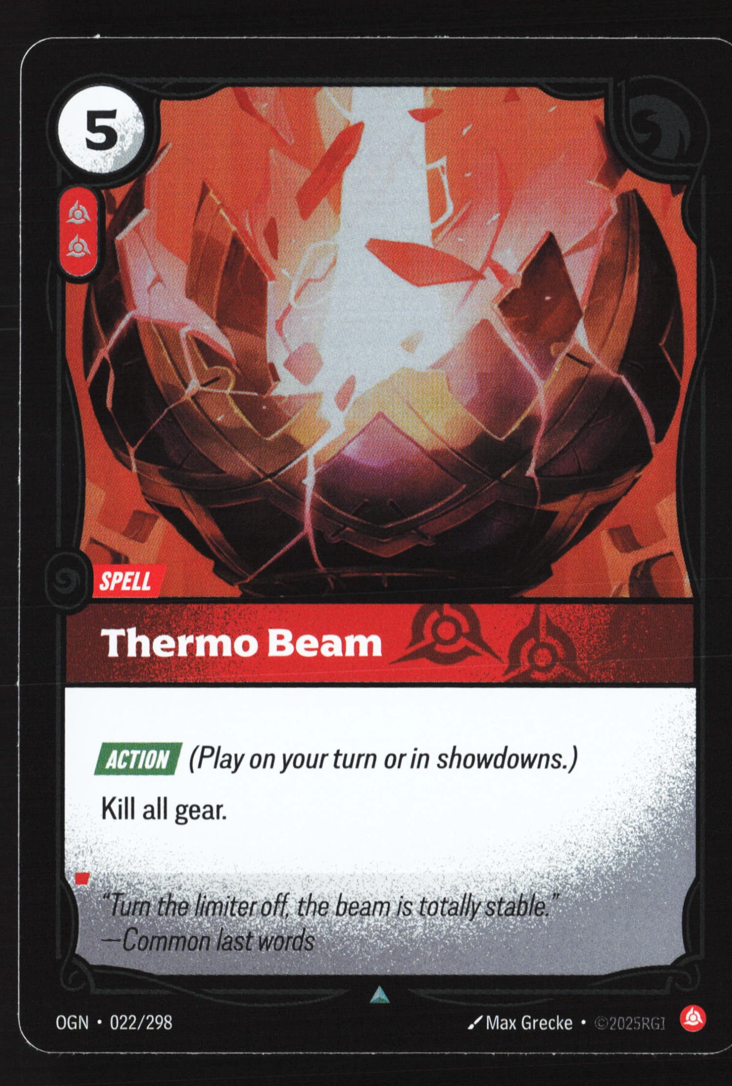 Thermo Beam (OGN 022) — Voorkant