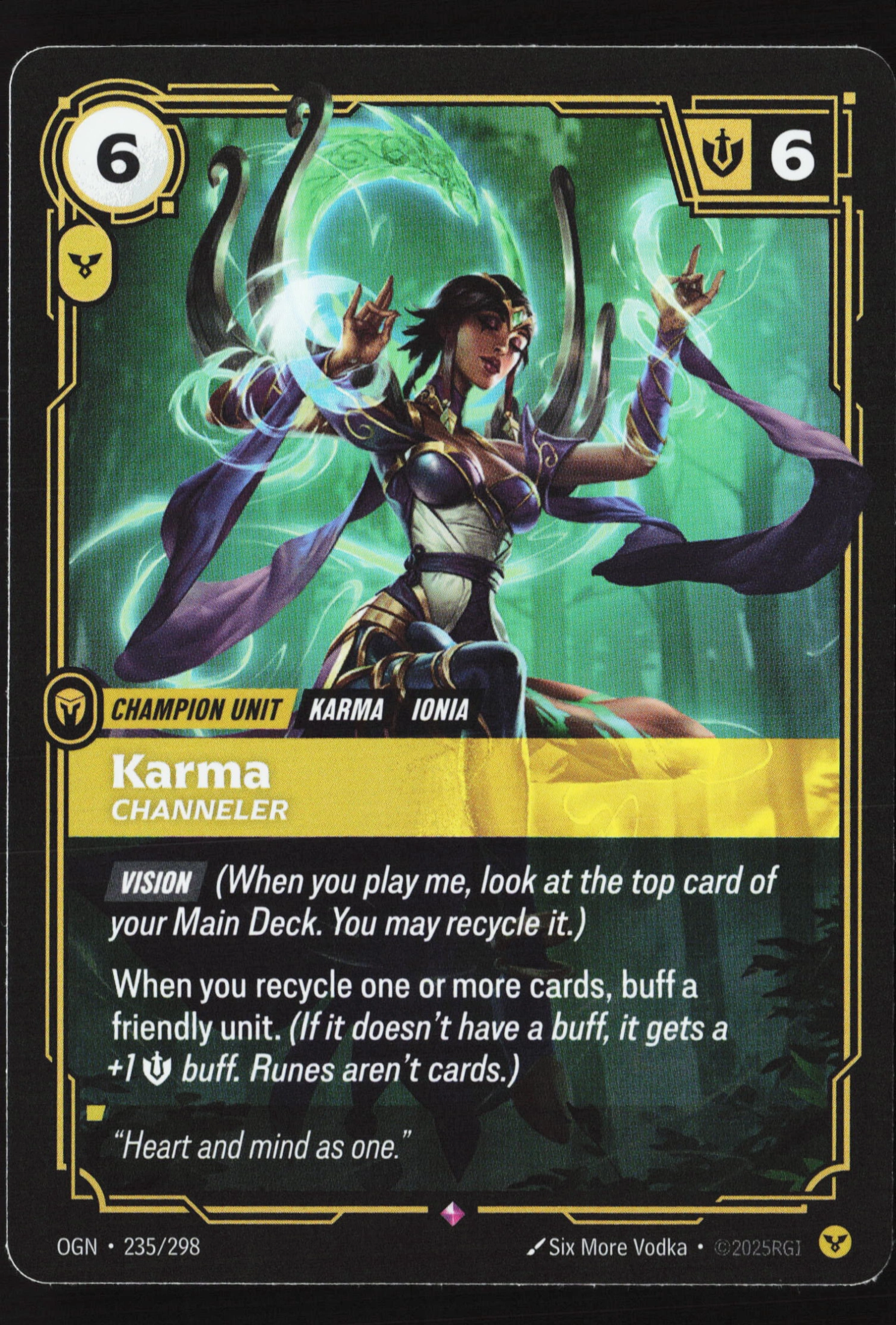 Karma, Channeler (OGN 235) — Voorkant
