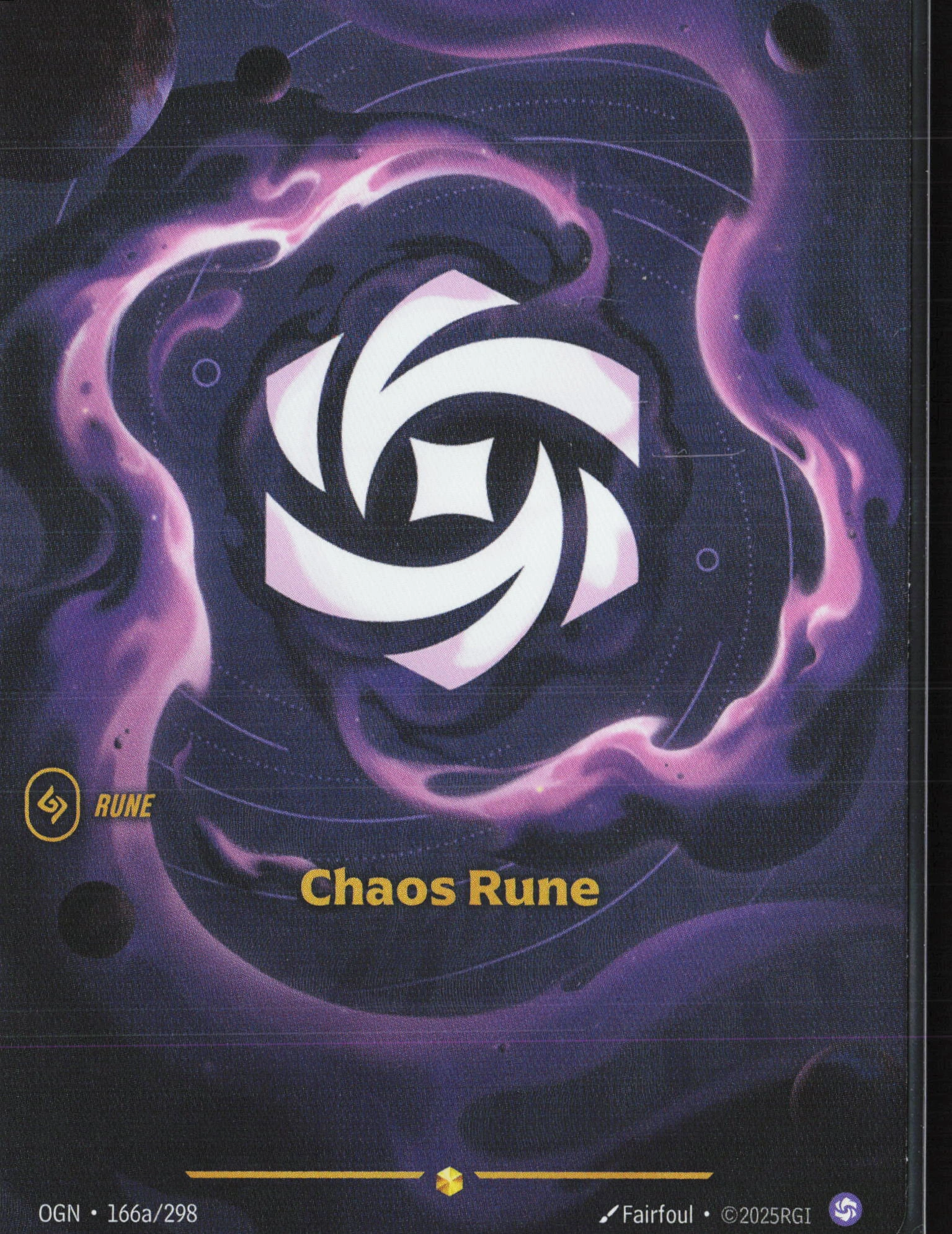 Chaos Rune (OGN 166a) — Voorkant