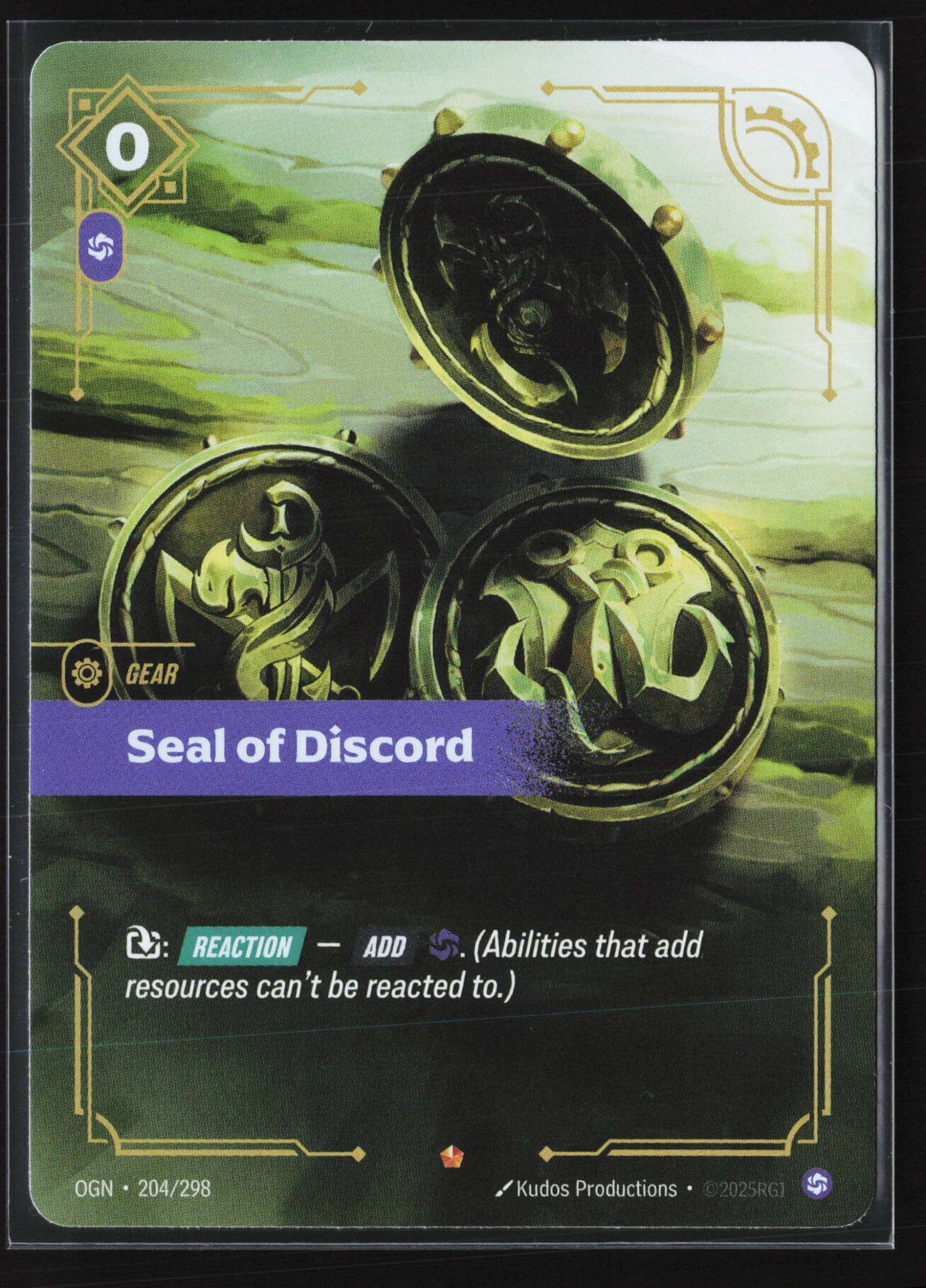 Seal Of Discord (OGN 204) — Voorkant