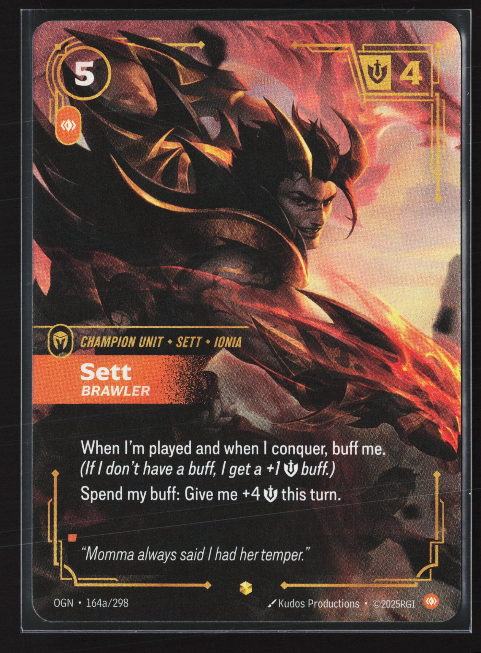 Sett, Brawler (OGN 164a) — Voorkant