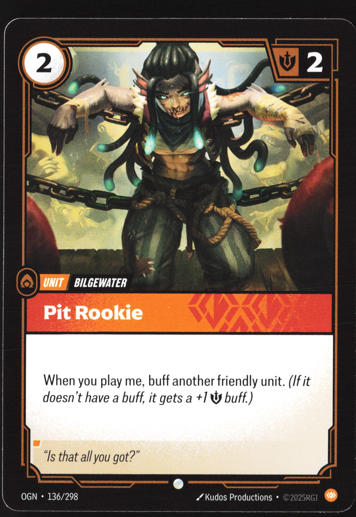 Pit Rookie (OGN 136) — Voorkant