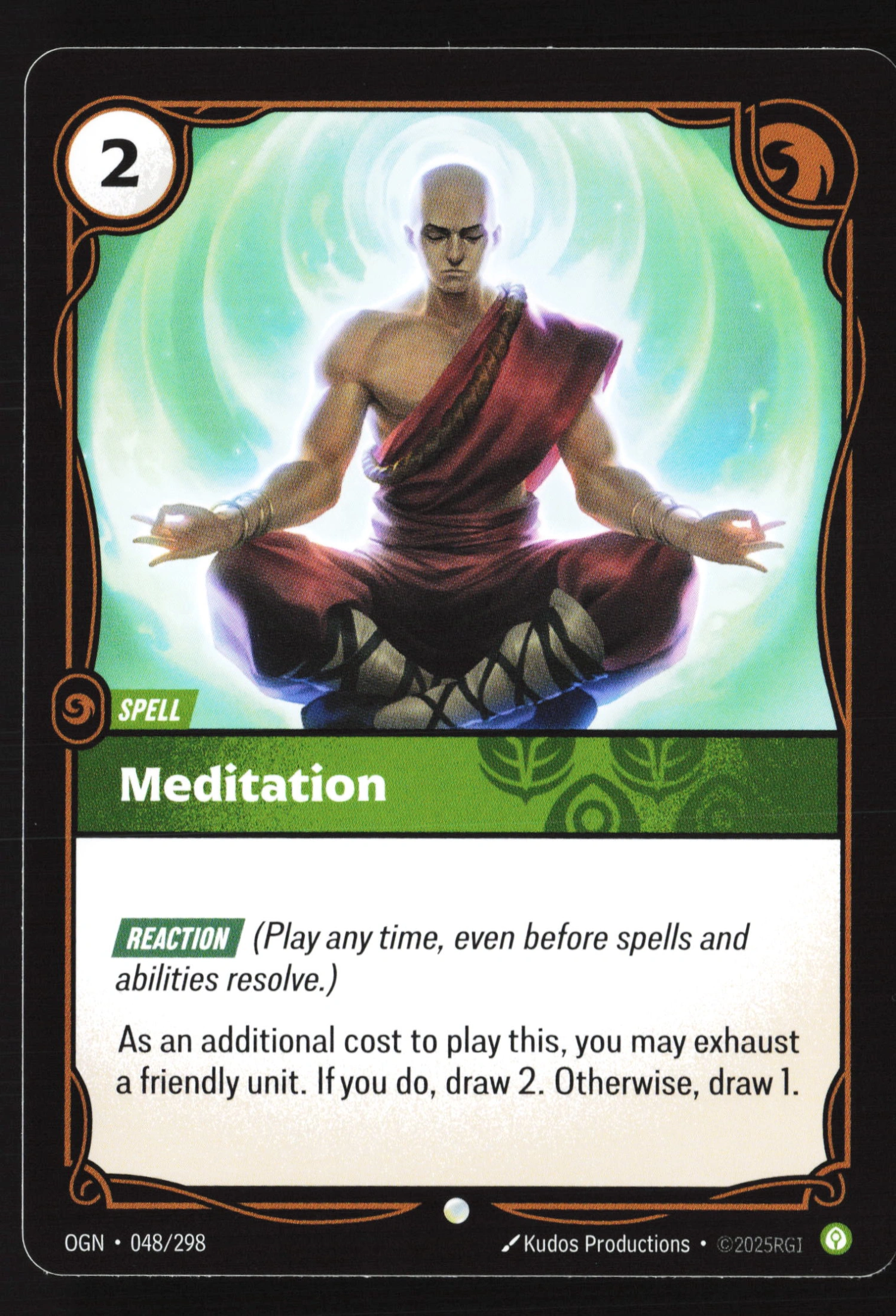 Meditation (OGN 048) — Voorkant