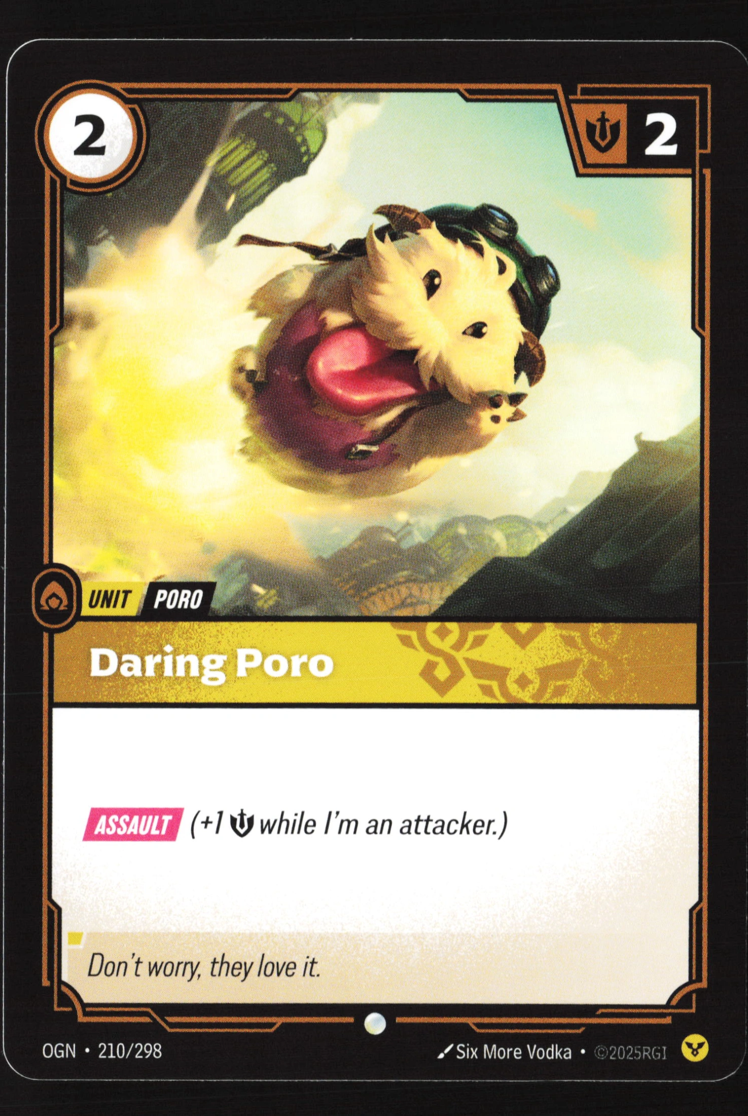 Daring Poro (OGN 210) — Voorkant