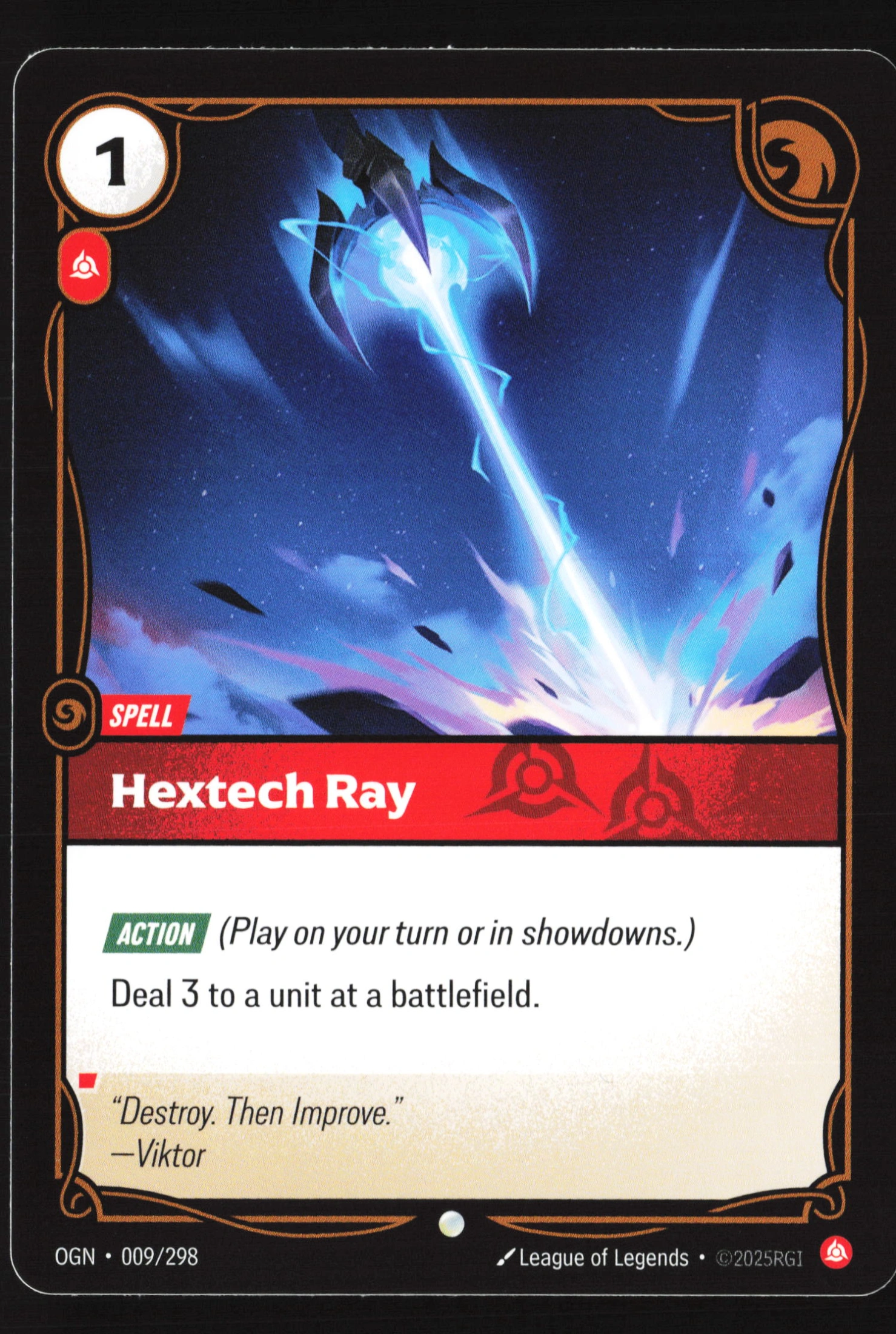 Hextech Ray (OGN 009) — Voorkant