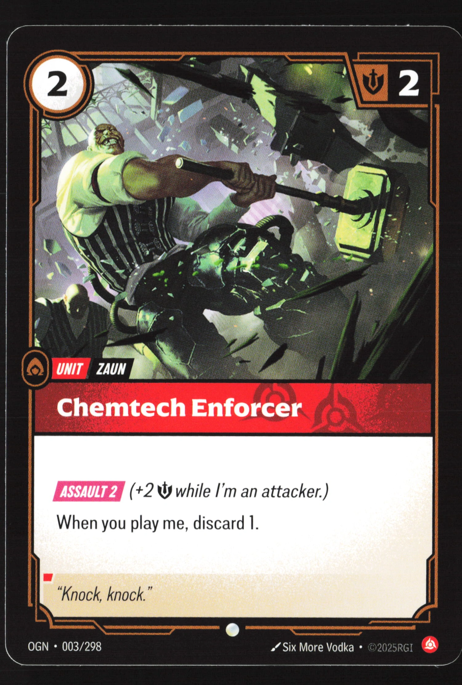 Chemtech Enforcer (OGN 003) — Voorkant