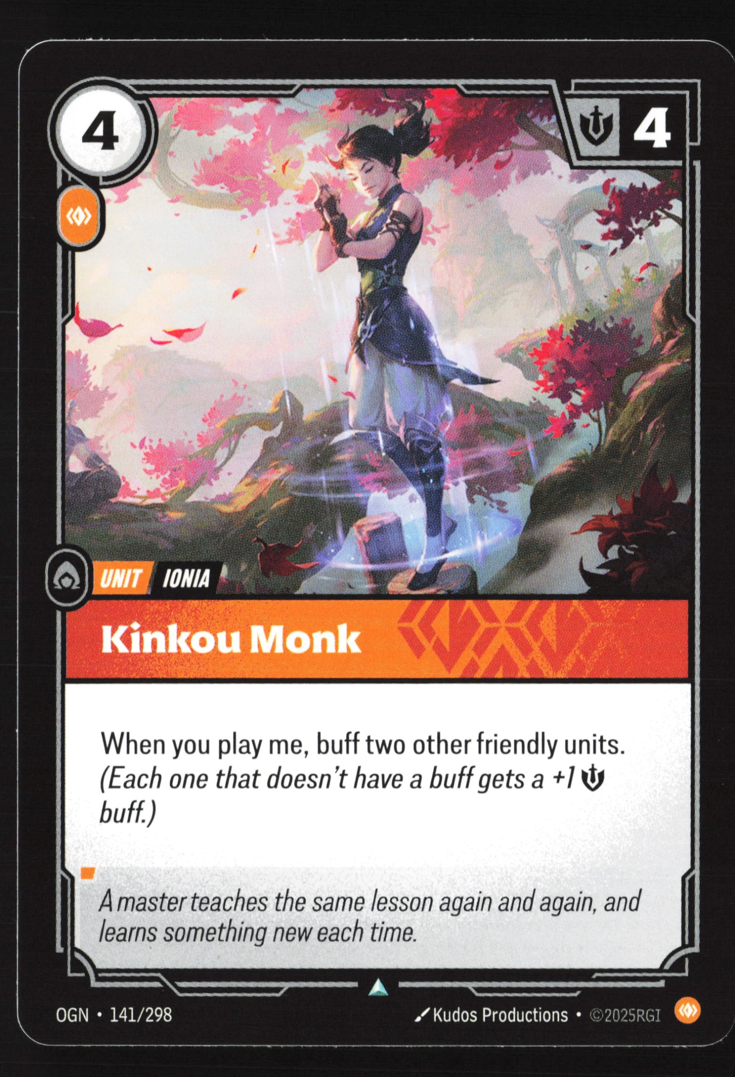 Kinkou Monk (OGN 141) — Voorkant