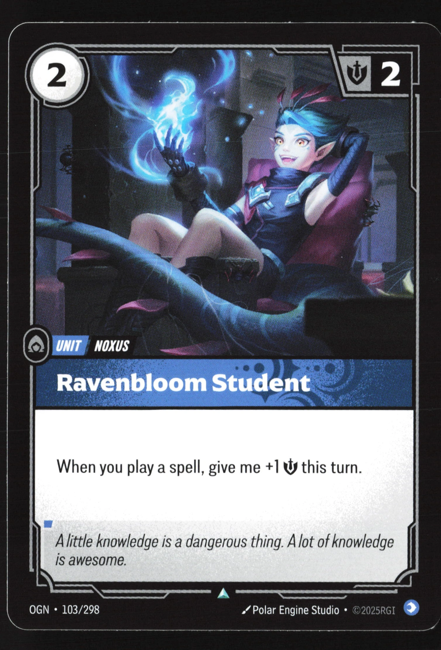 Ravenbloom Student (OGN 103) — Voorkant