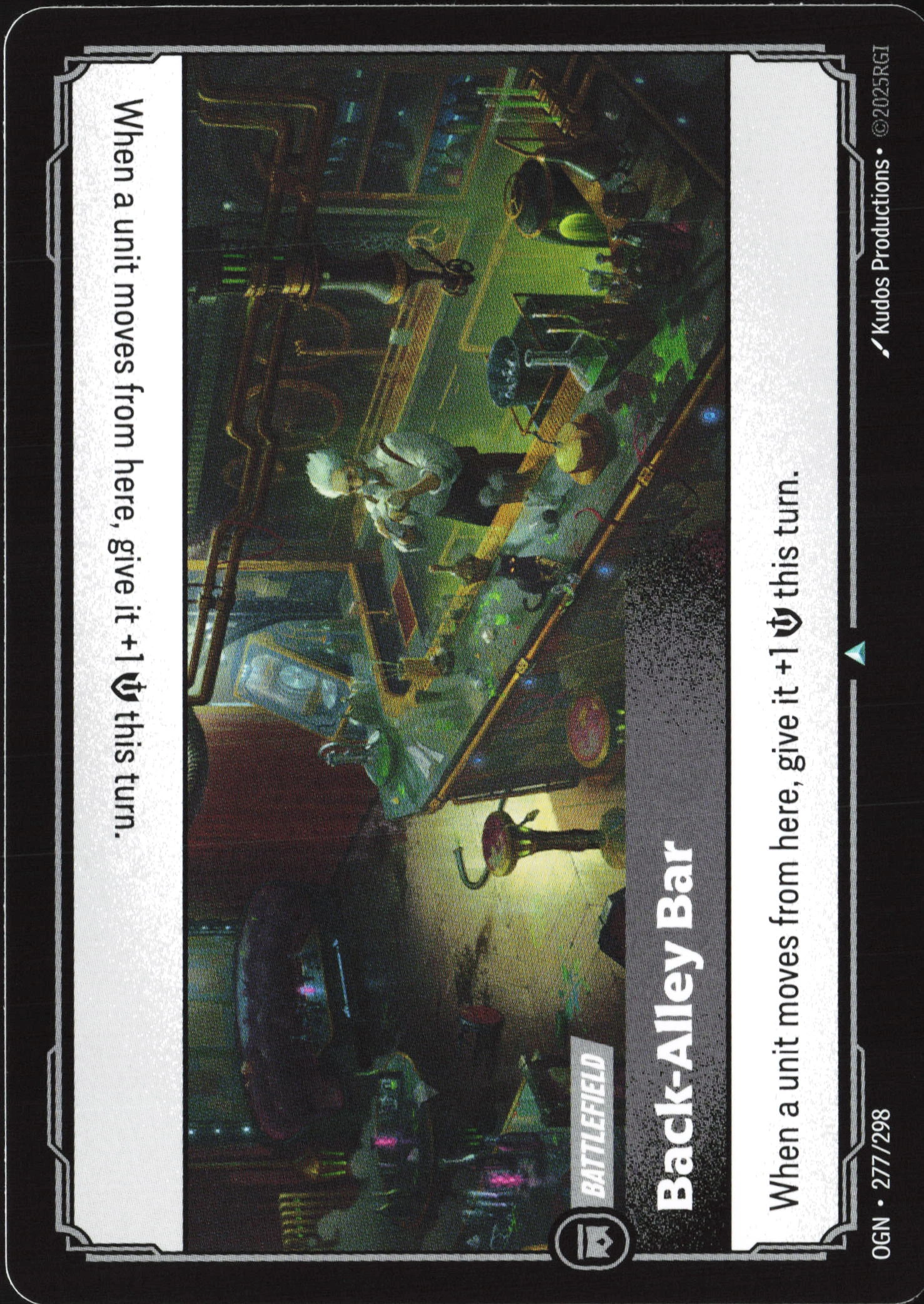 Back-alley Bar (OGN 277) — Voorkant