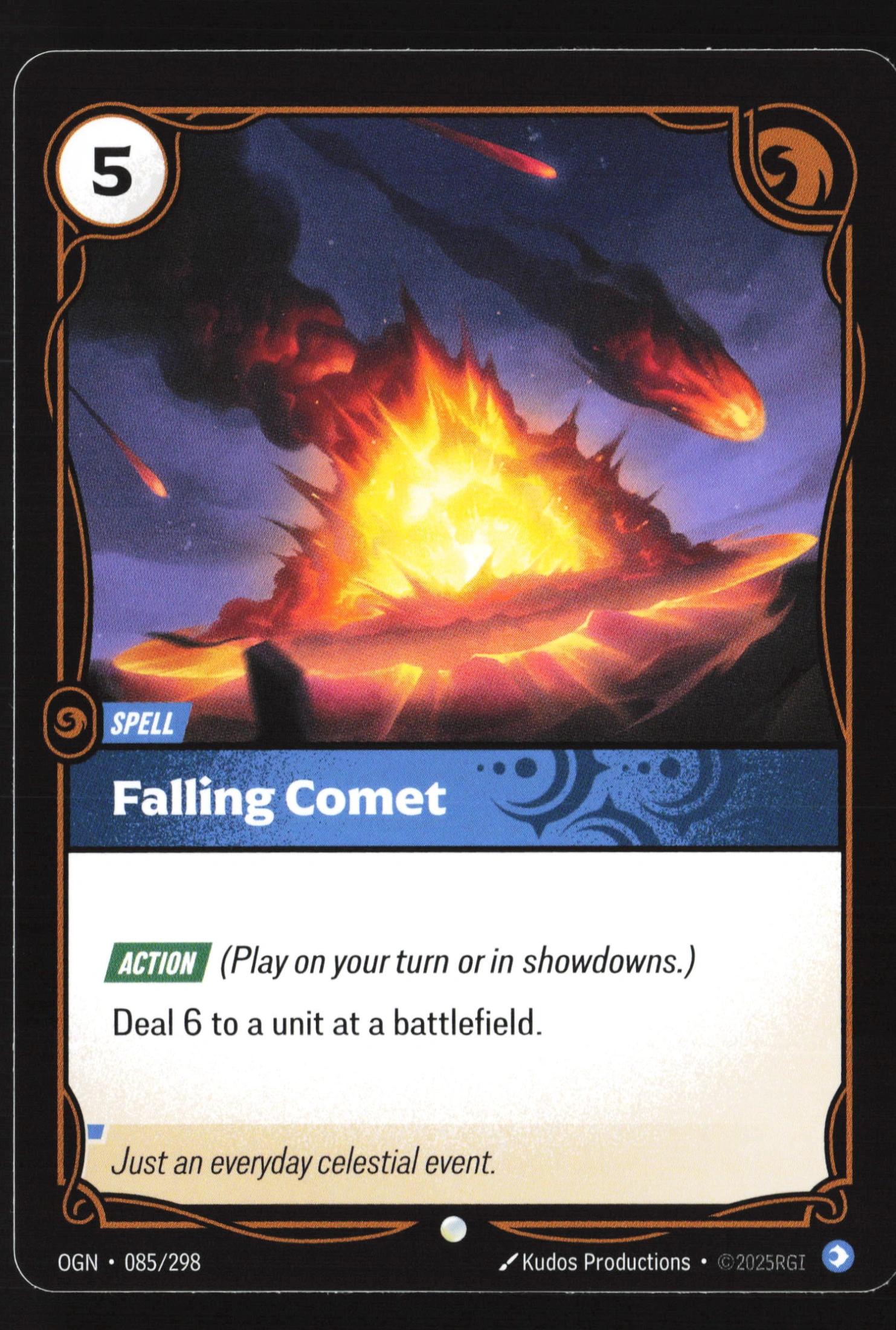 Falling Comet (OGN 085) — Voorkant