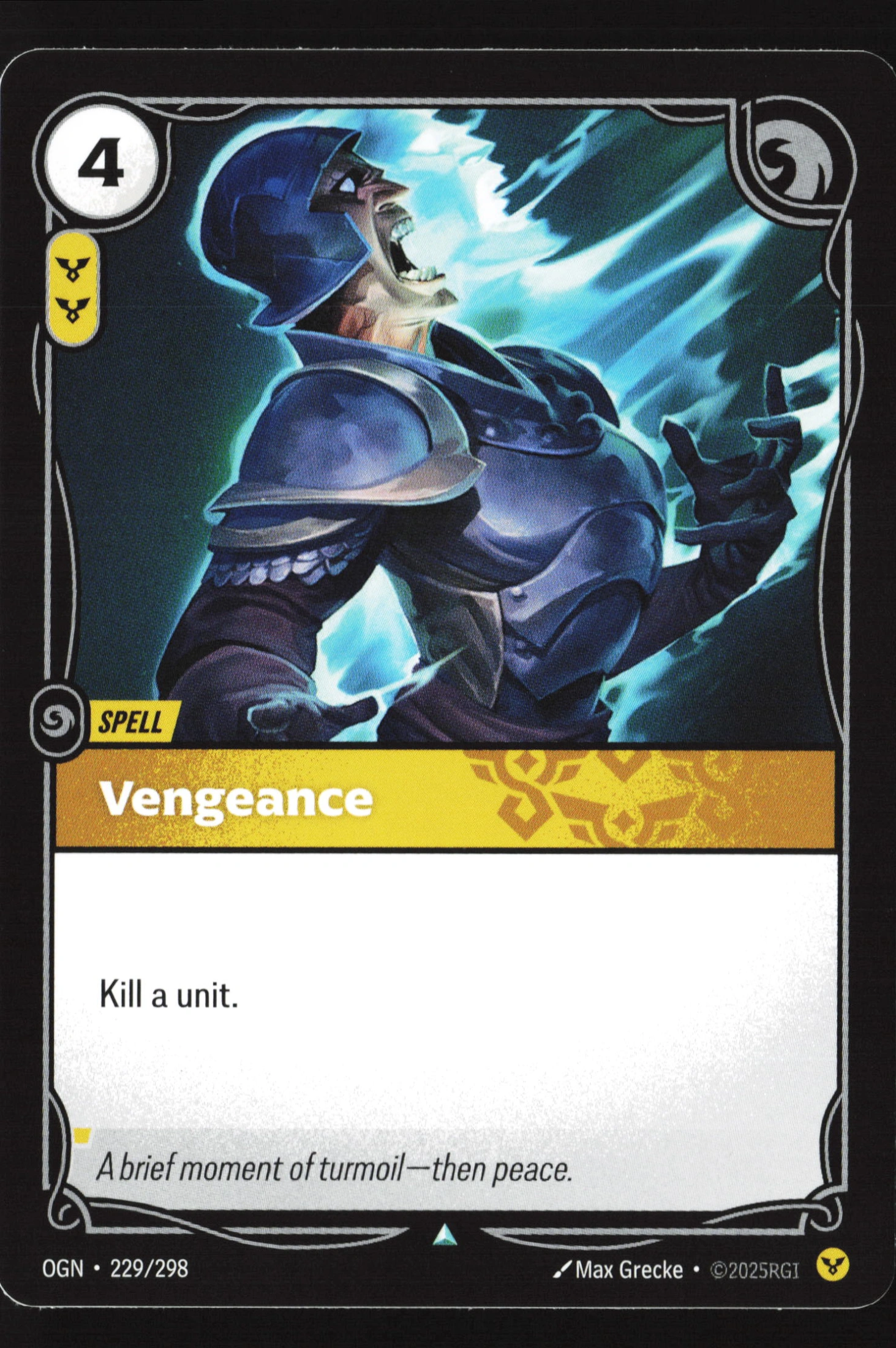 Vengeance (OGN 229) — Voorkant