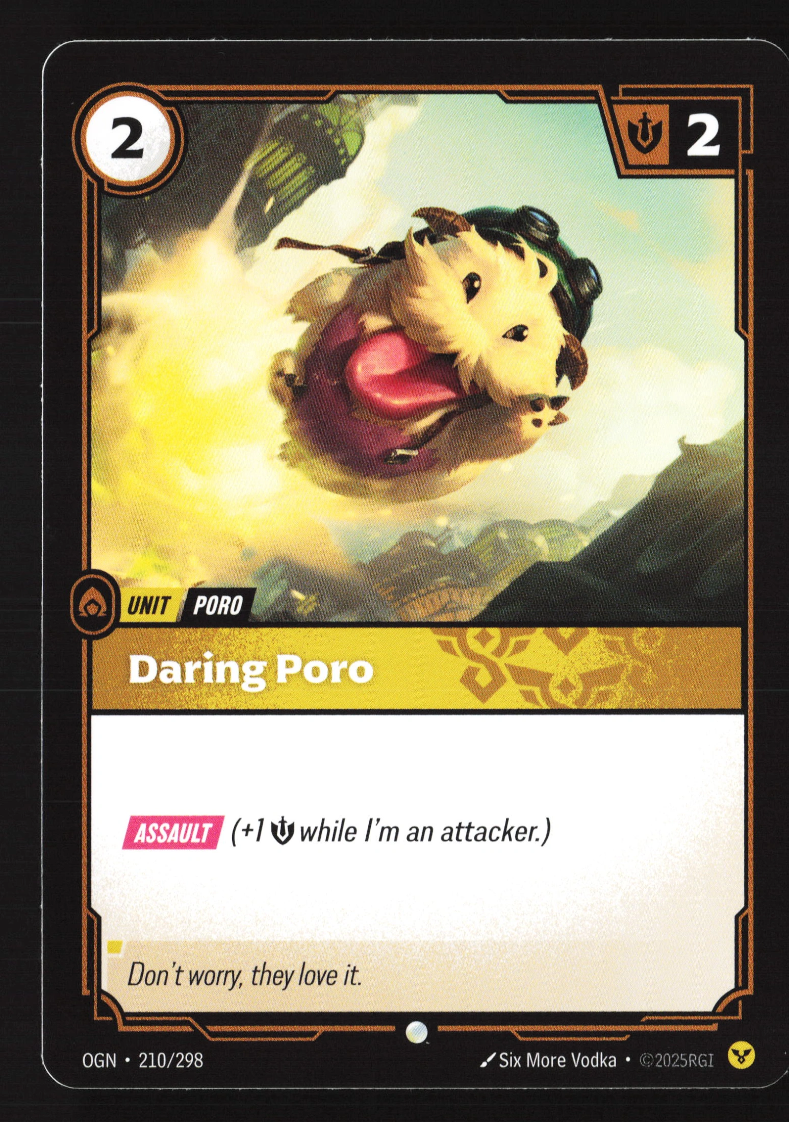Daring Poro (OGN 210) — Voorkant