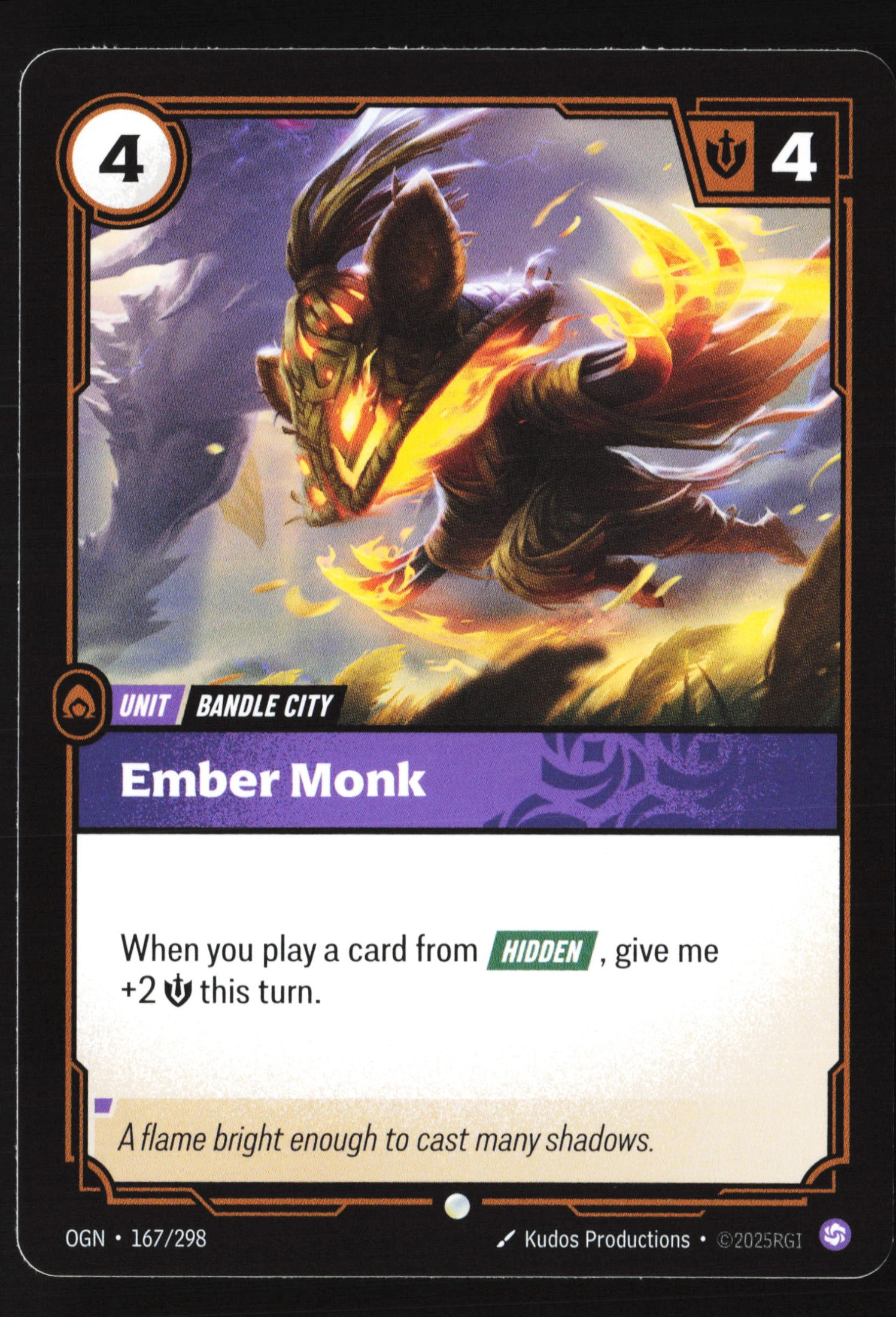 Ember Monk (OGN 167) — Voorkant