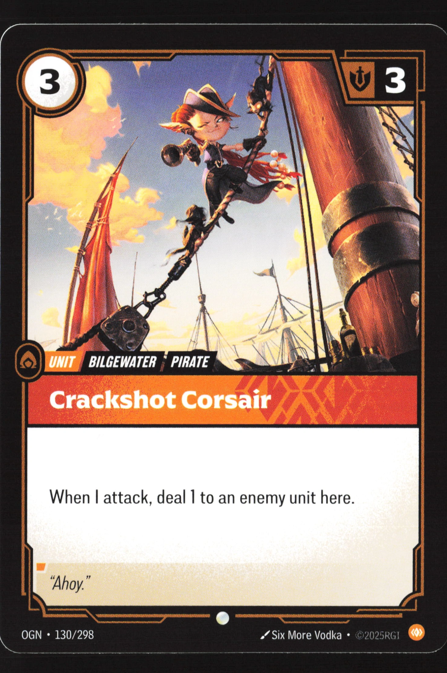 Crackshot Corsair (OGN 130) — Voorkant