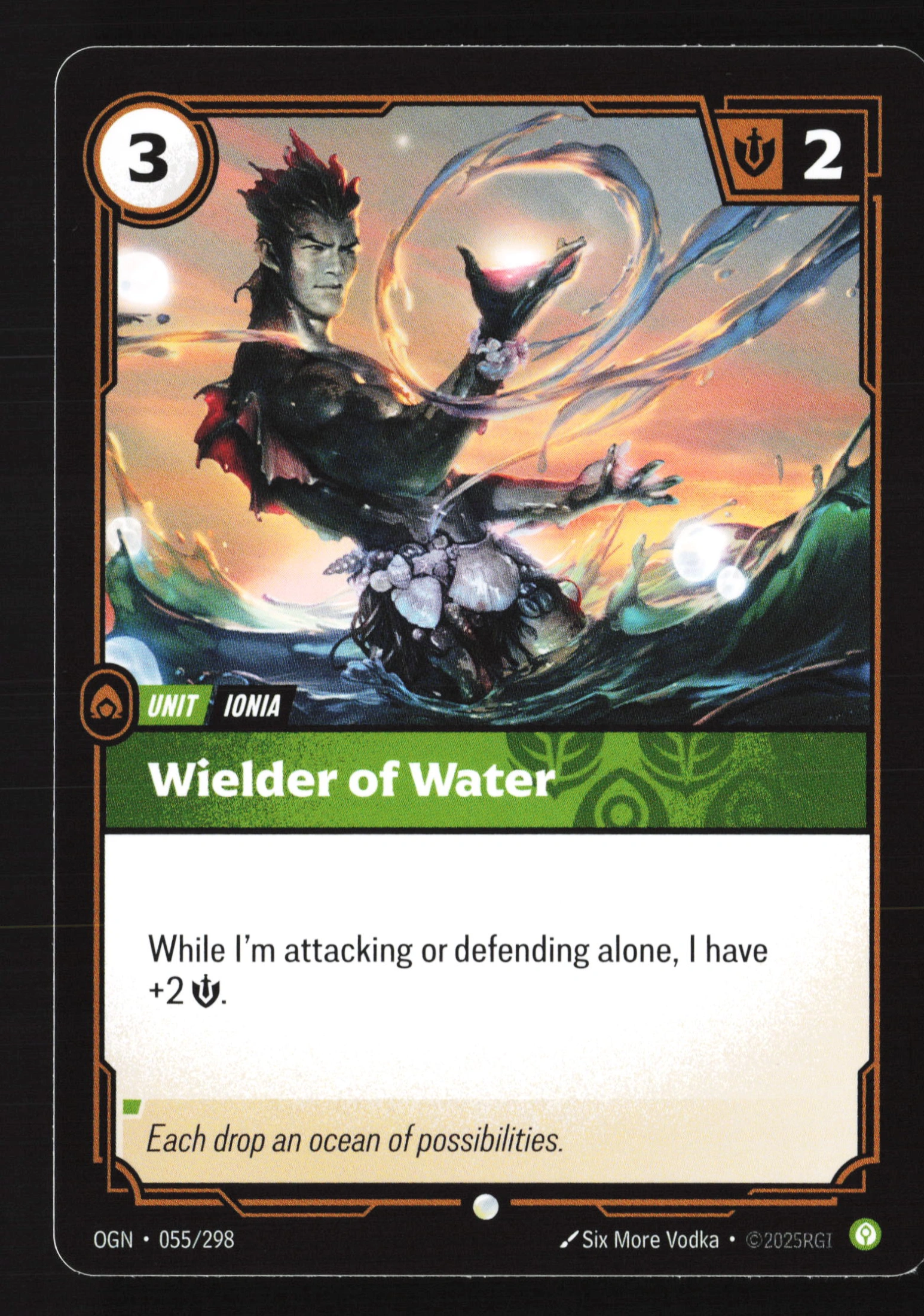 Wielder Of Water (OGN 055) — Voorkant