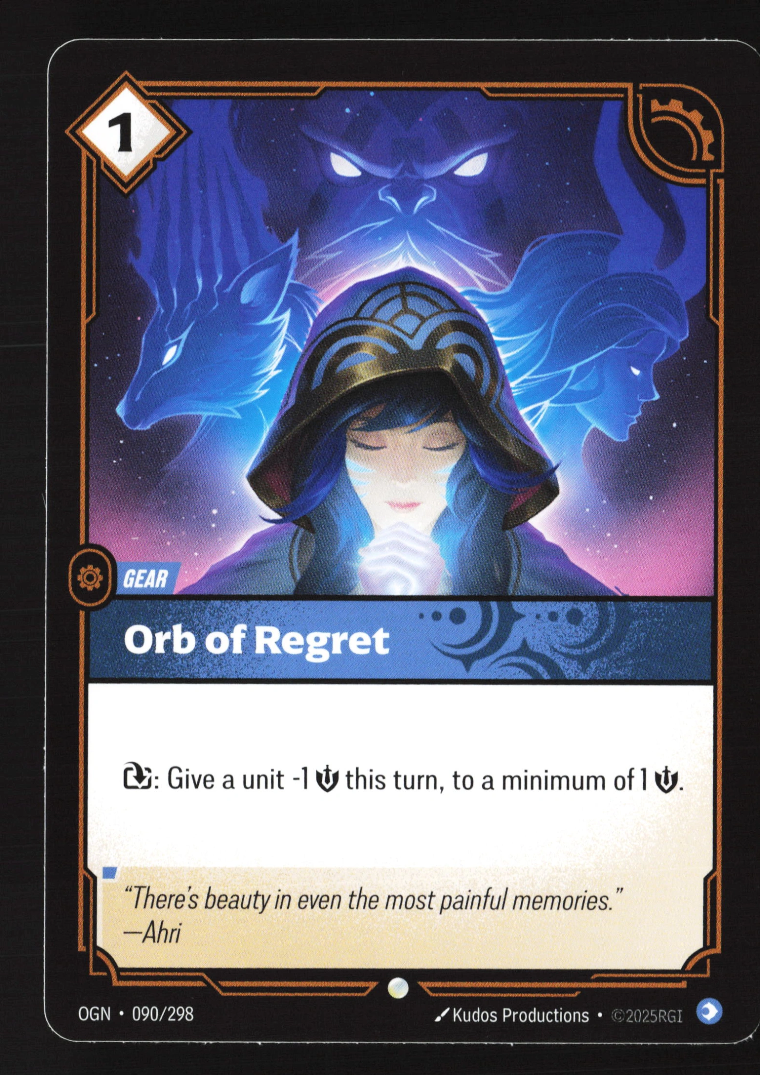 Orb Of Regret (OGN 090) — Voorkant