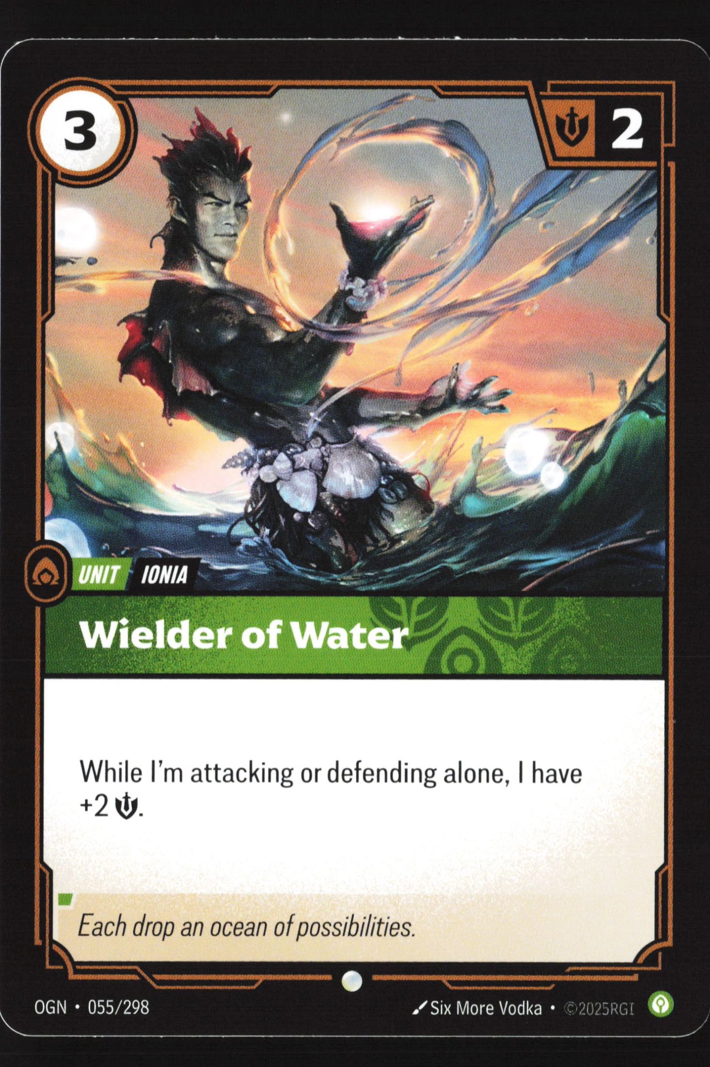 Wielder Of Water (OGN 055) — Voorkant