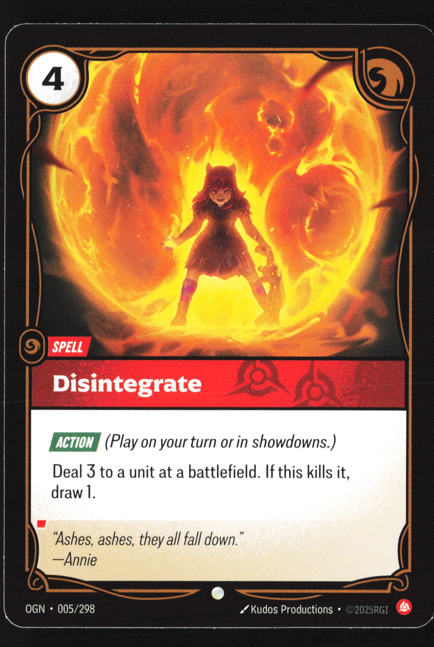 Disintegrate (OGN 005) — Voorkant