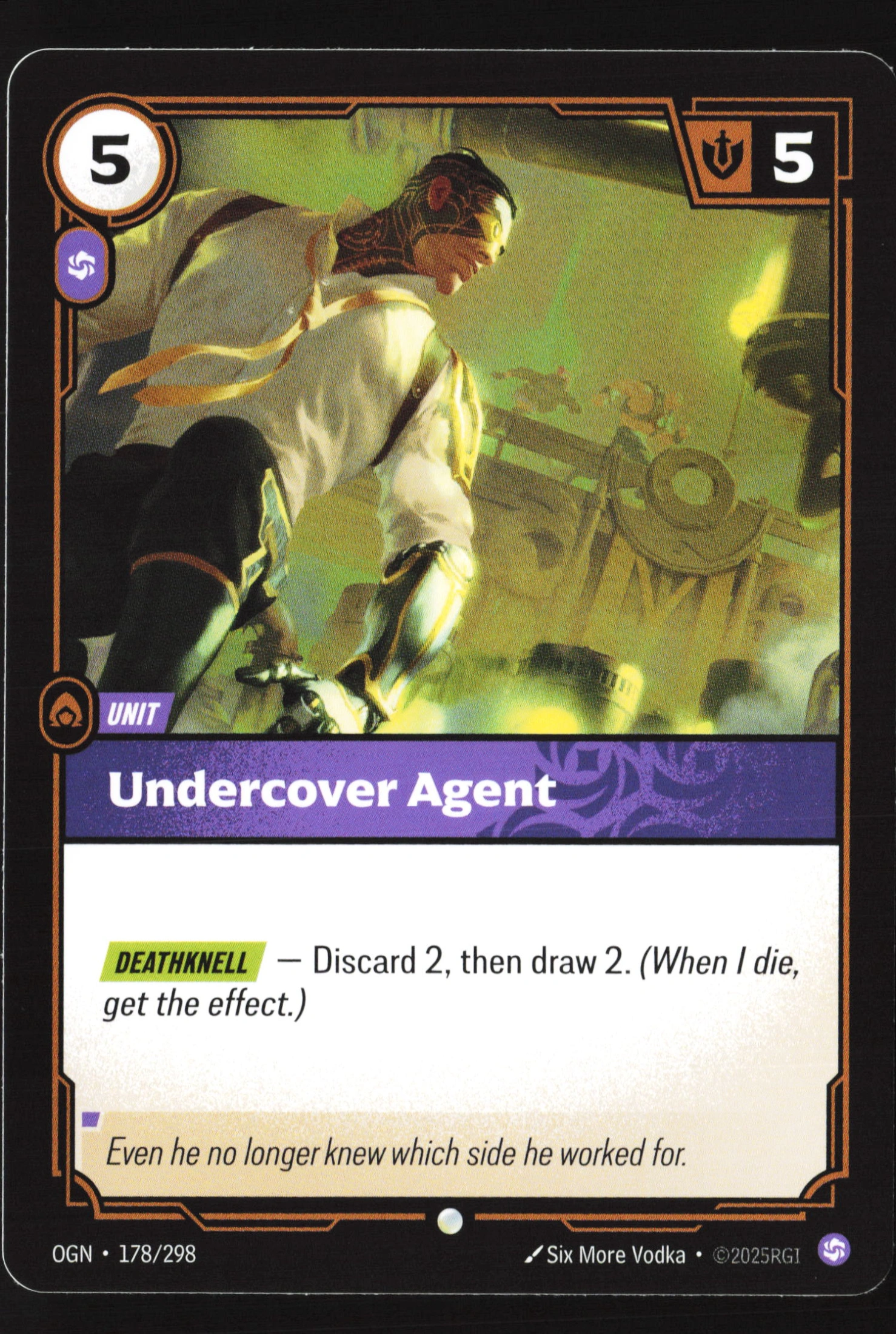 Undercover Agent (OGN 178) — Voorkant