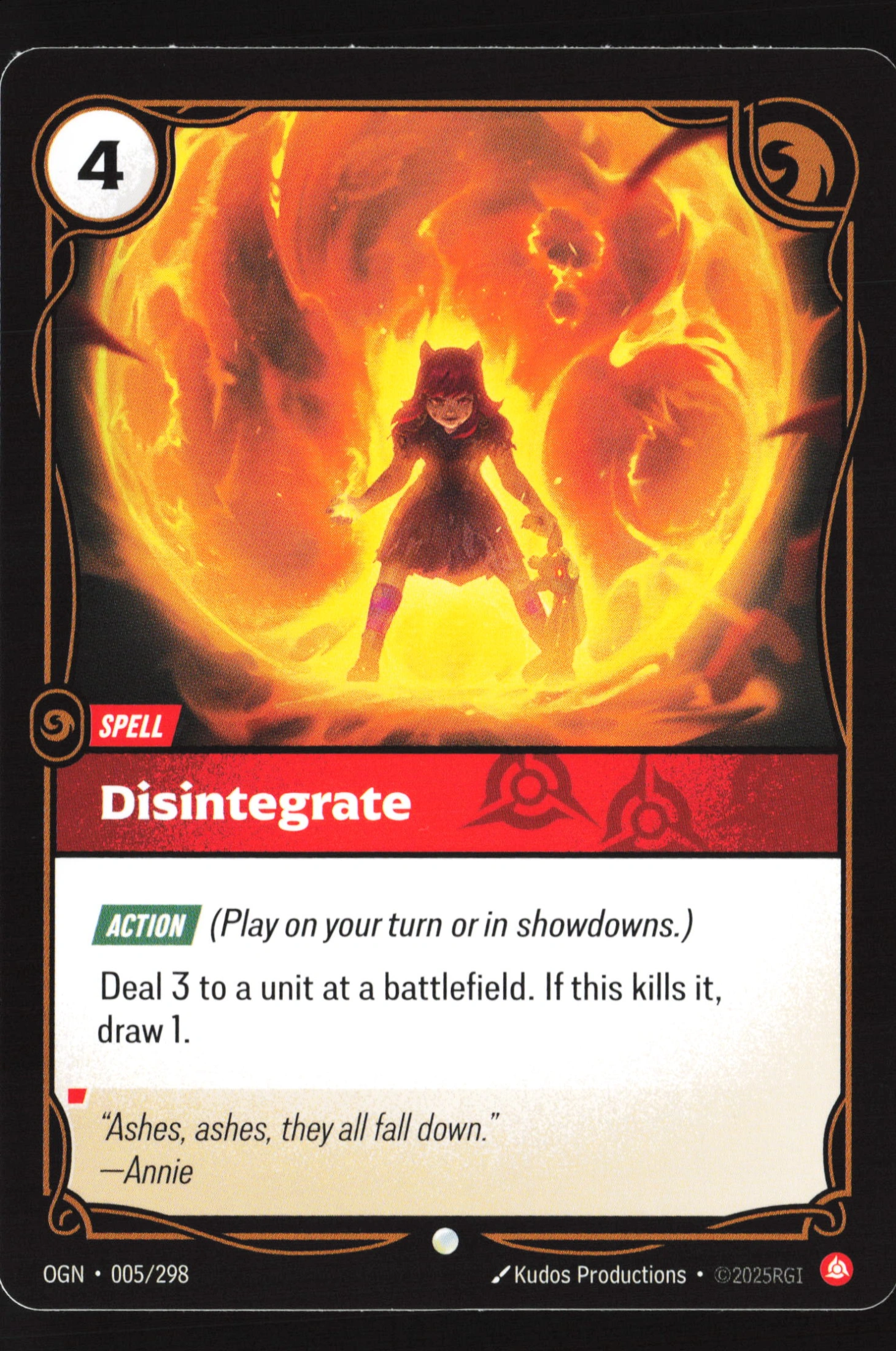Disintegrate (OGN 005) — Voorkant