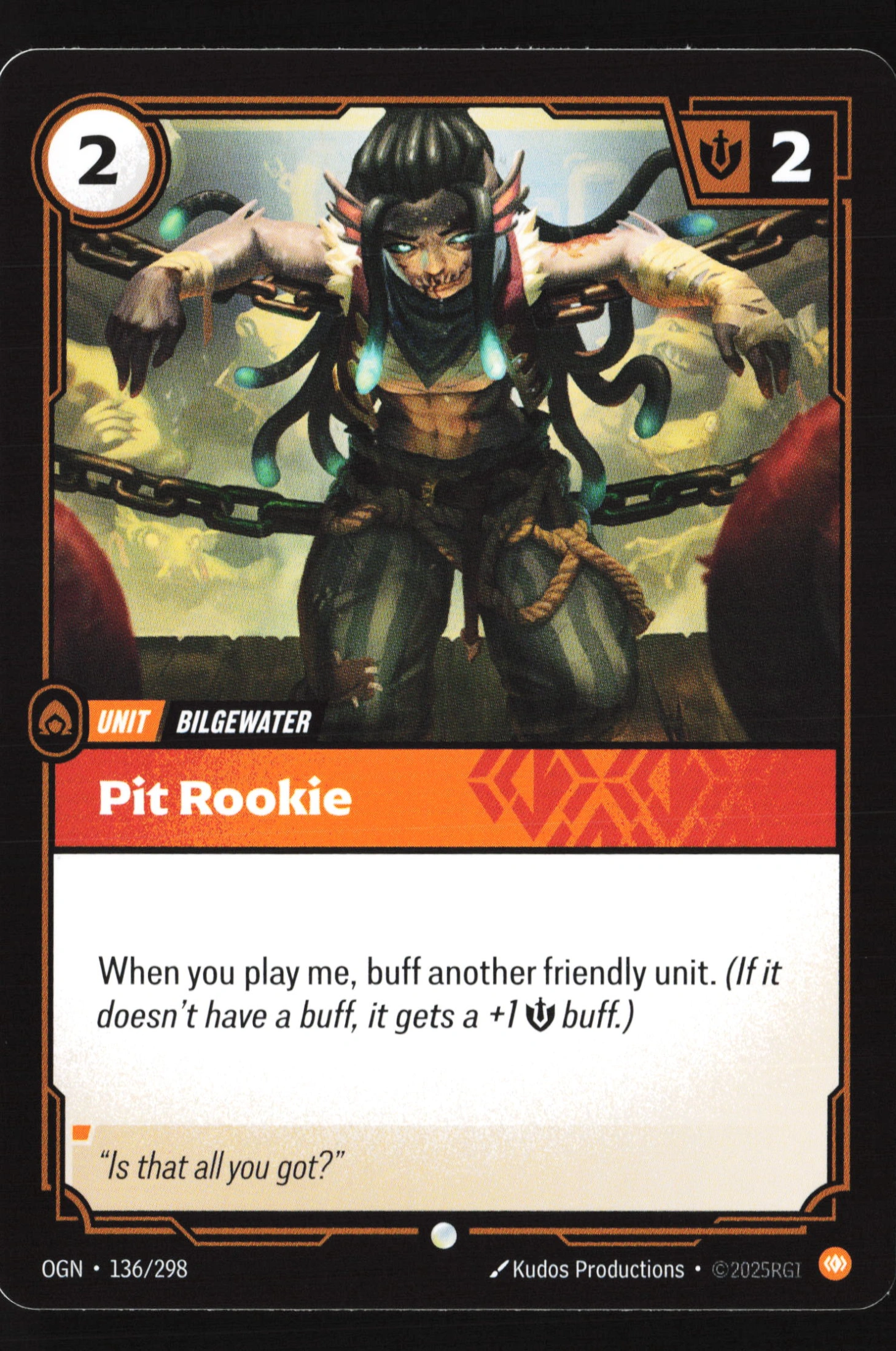 Pit Rookie (OGN 136) — Voorkant