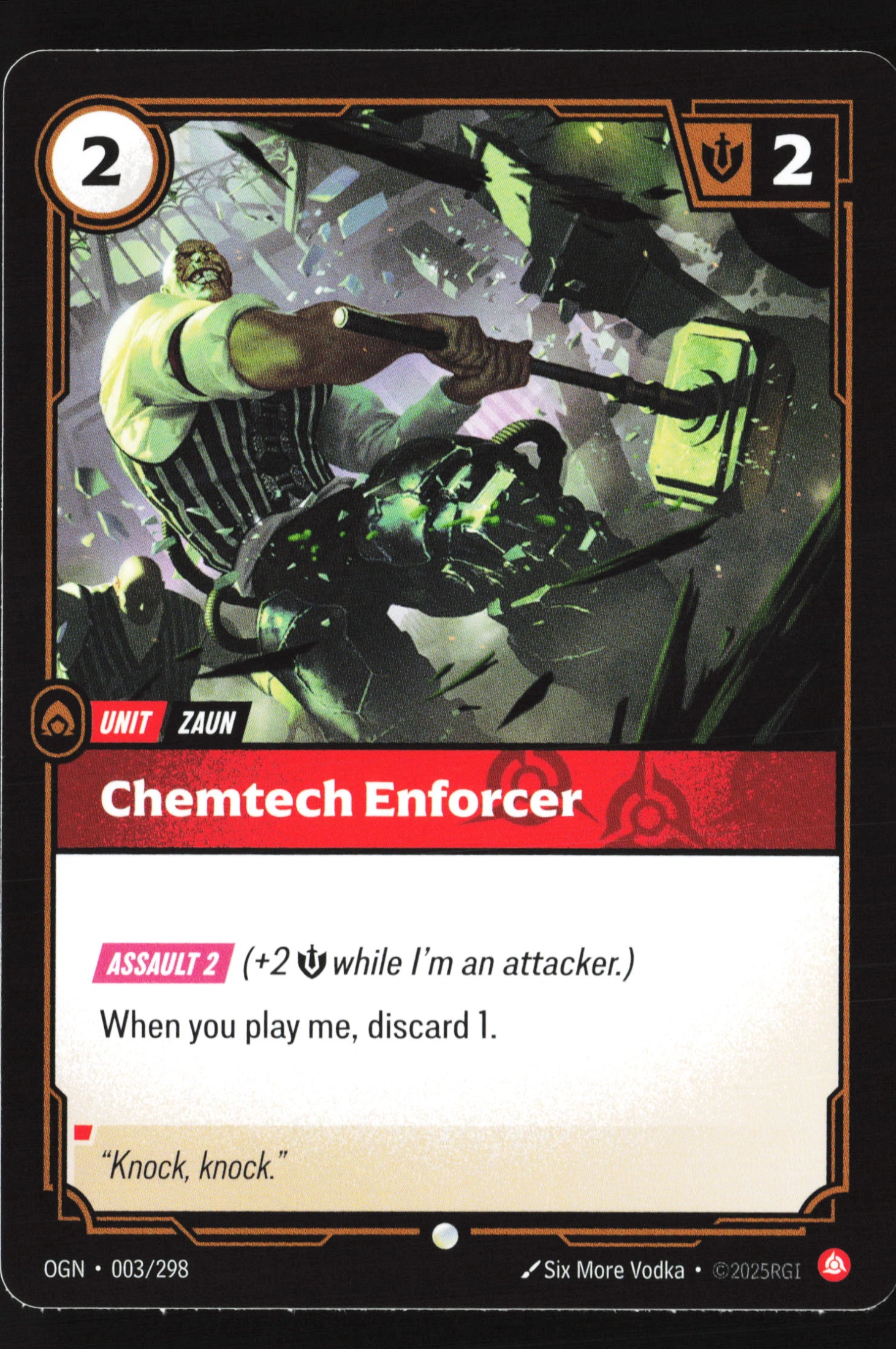 Chemtech Enforcer (OGN 003) — Voorkant