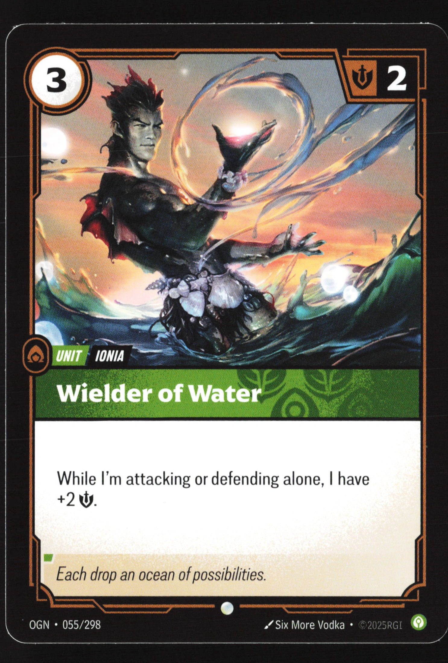 Wielder Of Water (OGN 055) — Voorkant