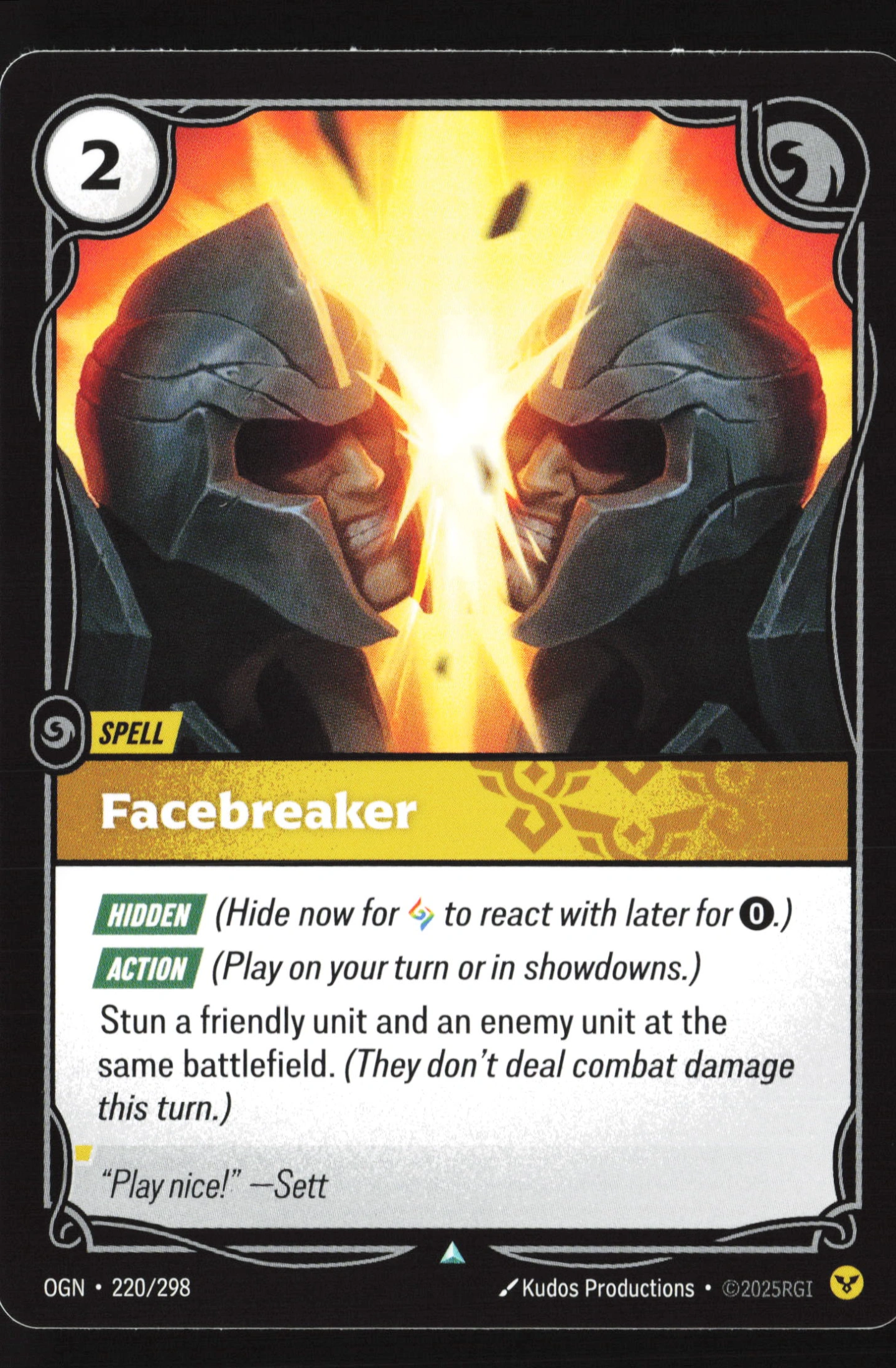Facebreaker (OGN 220) — Voorkant